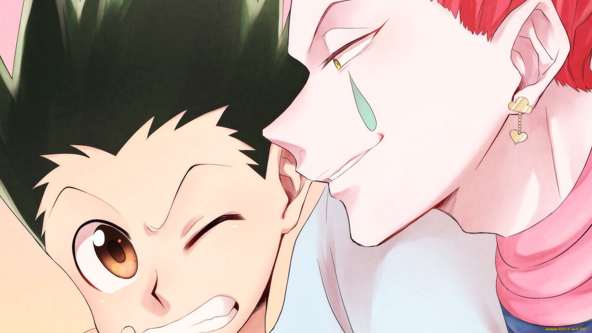 хисока, и, гон, аниме, hunter, x, hunter, охотник, х