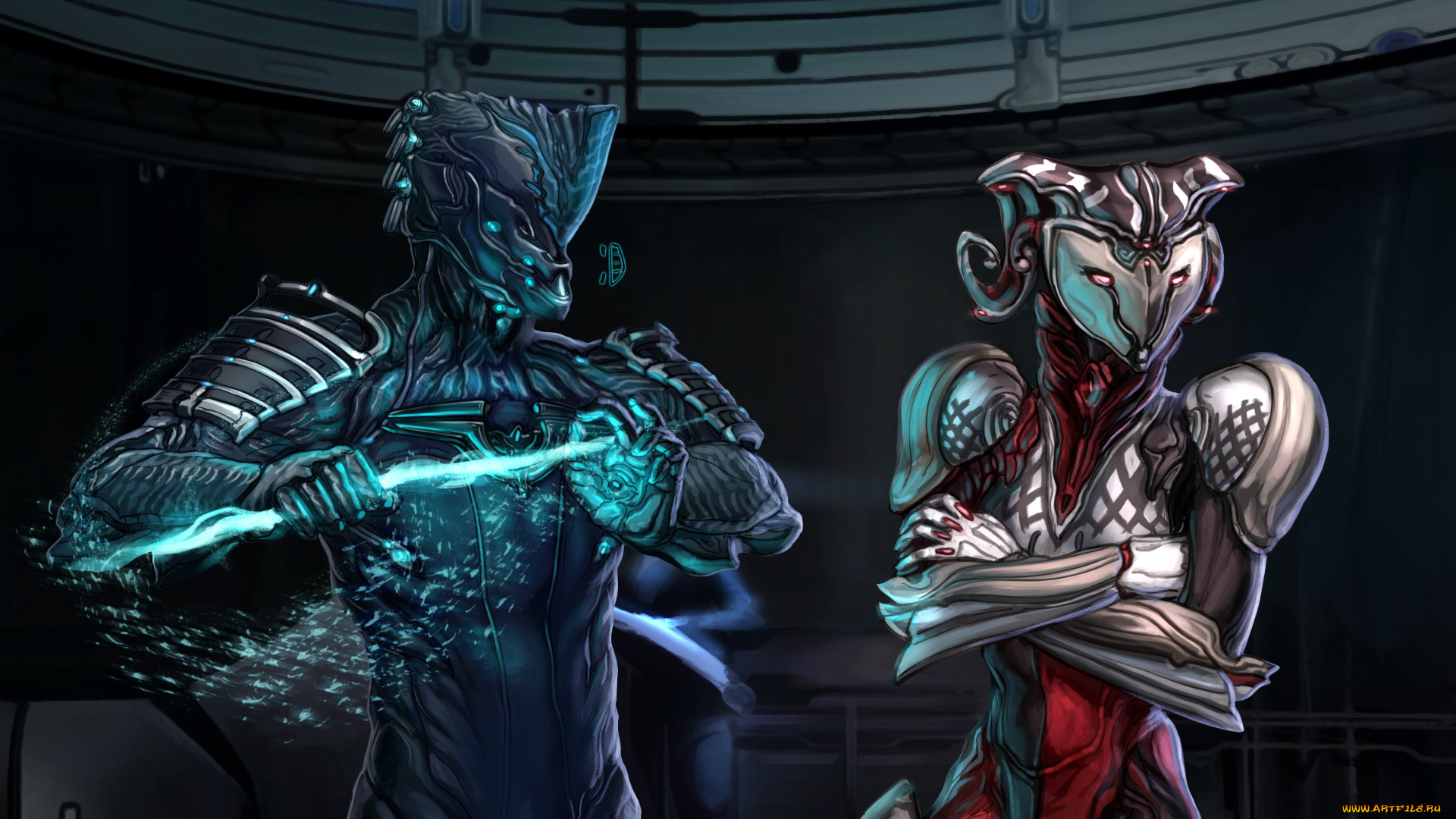 видео, игры, warframe, существа, разговор