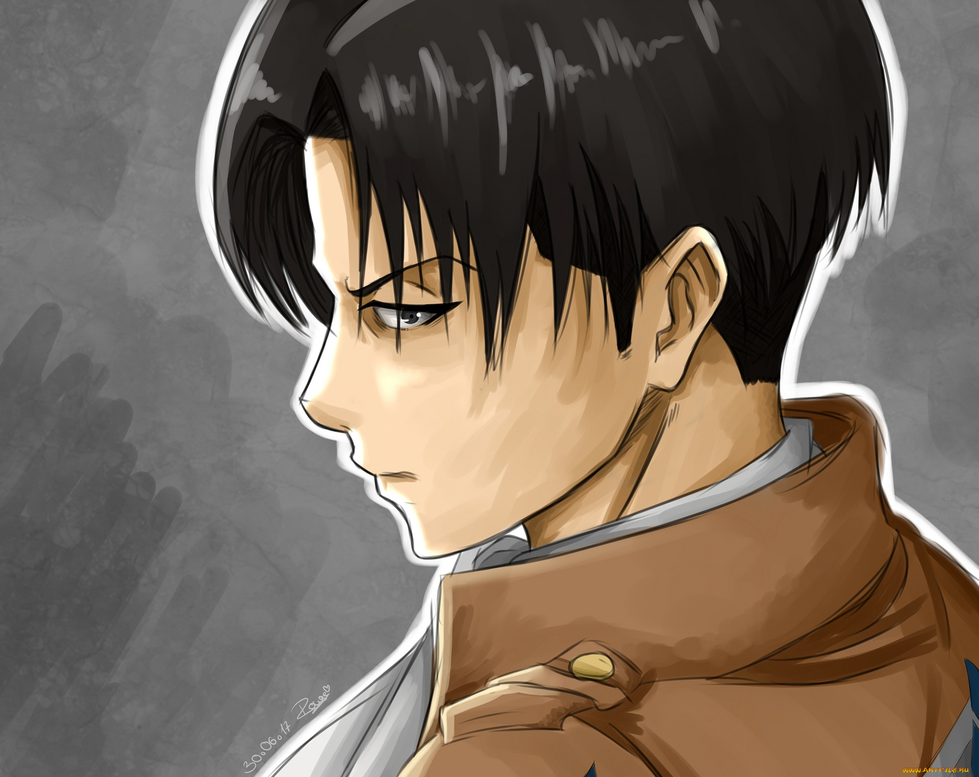 аниме, shingeki, no, kyojin, атака, титанов