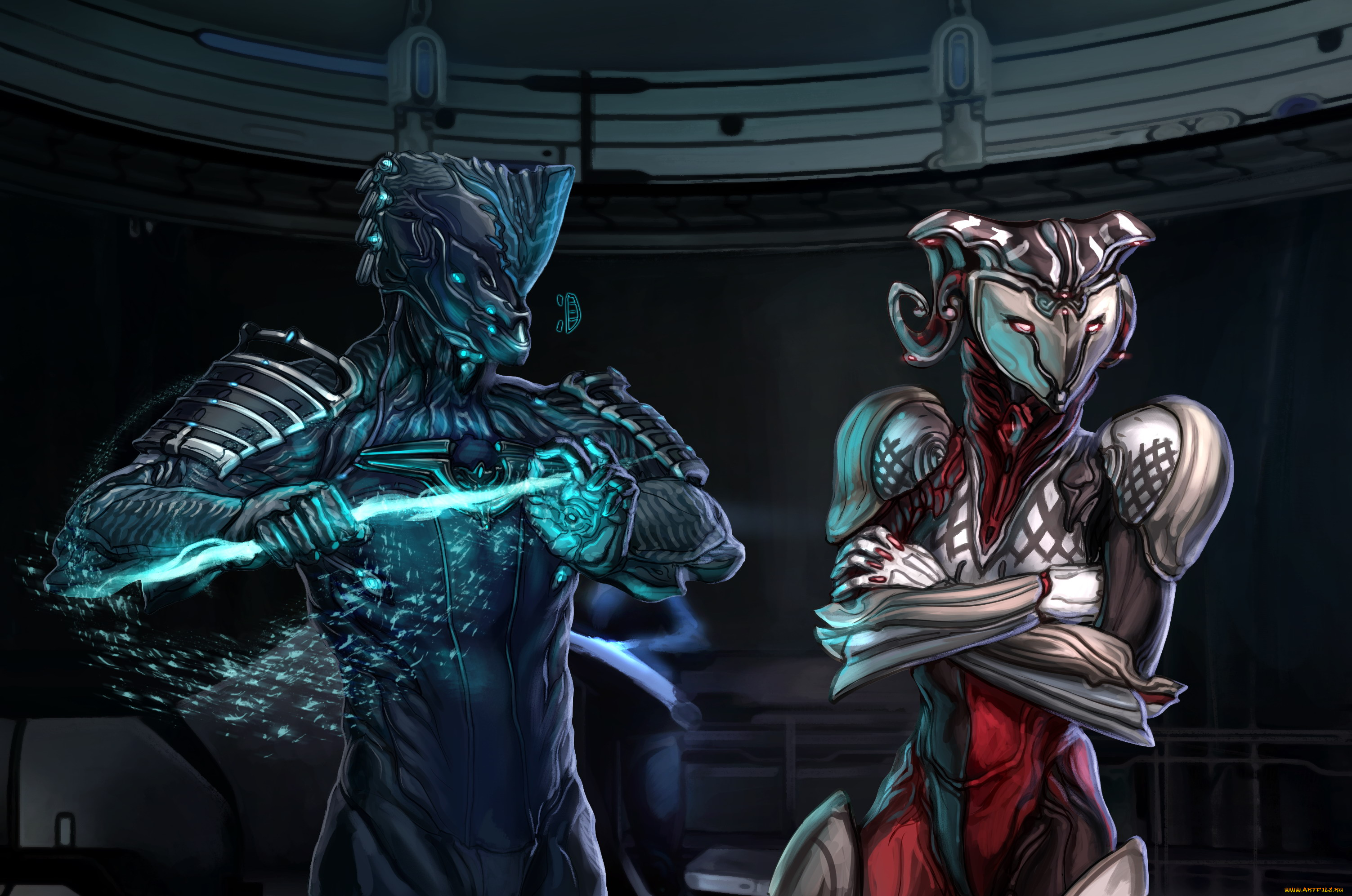 видео, игры, warframe, существа, разговор