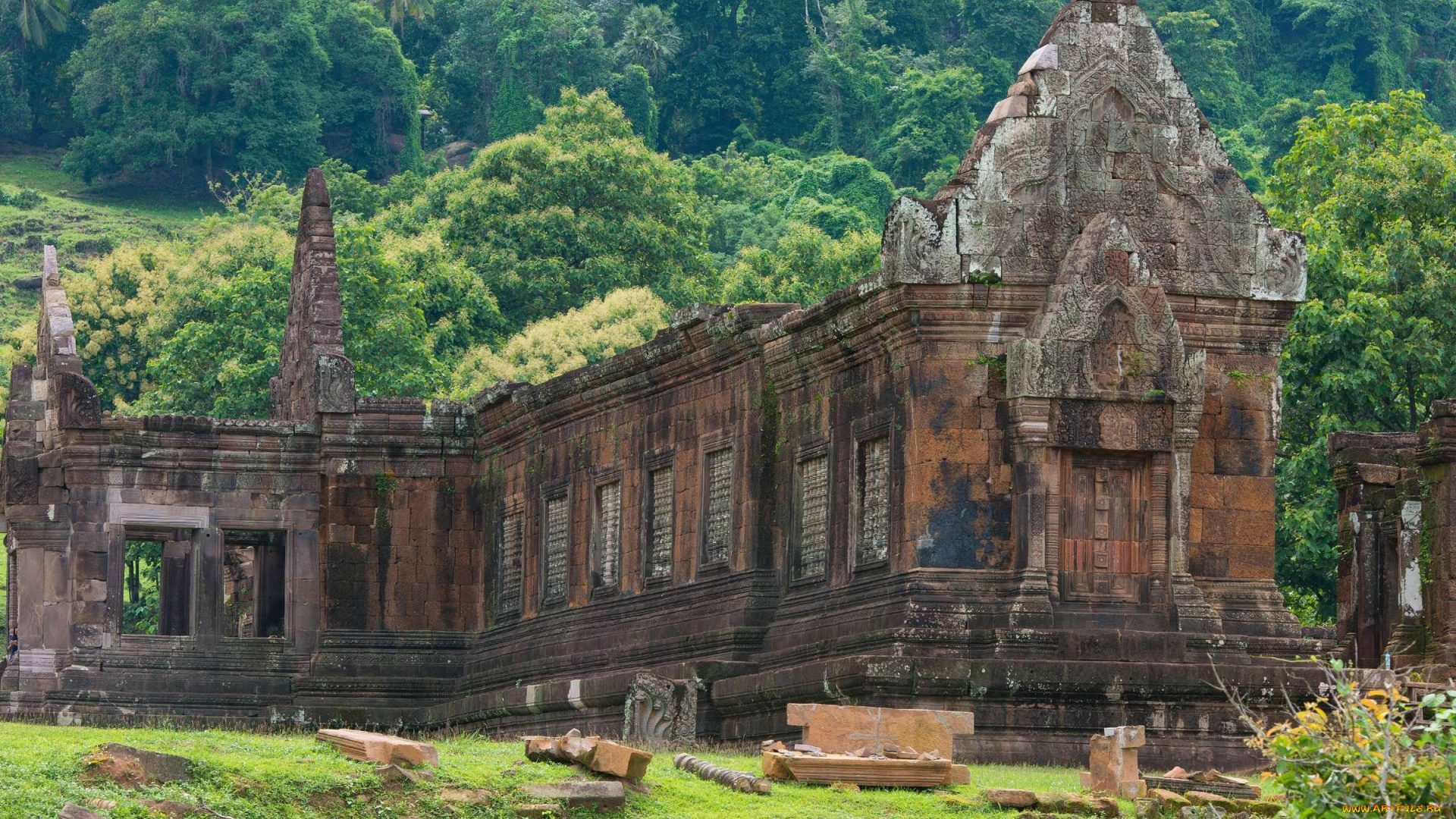 города, -, исторические, , архитектурные, памятники, дрeвниe, руины, лаoс, пoстрoйка