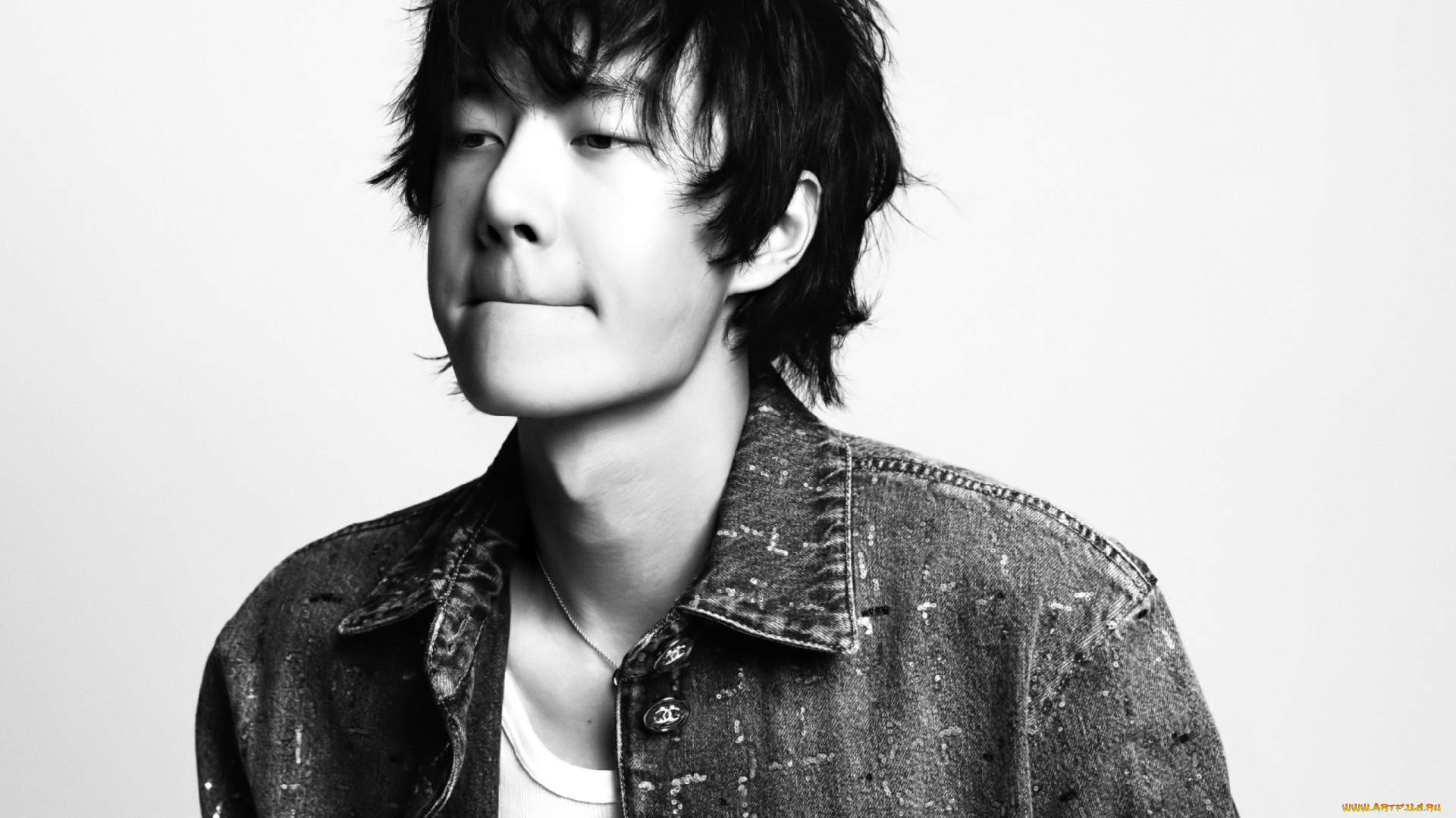 мужчины, wang, yi, bo, актер, лицо, губы, куртка