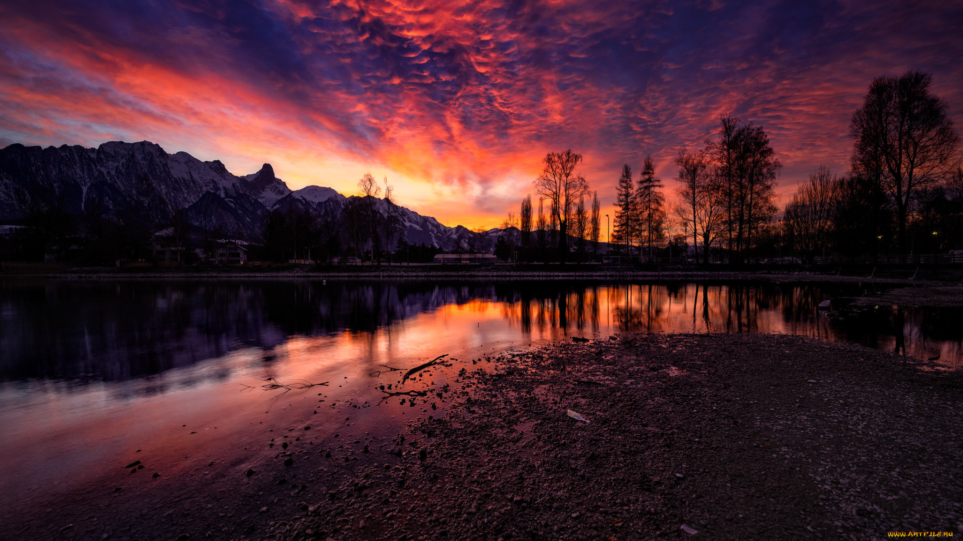 природа, восходы, закаты, закат