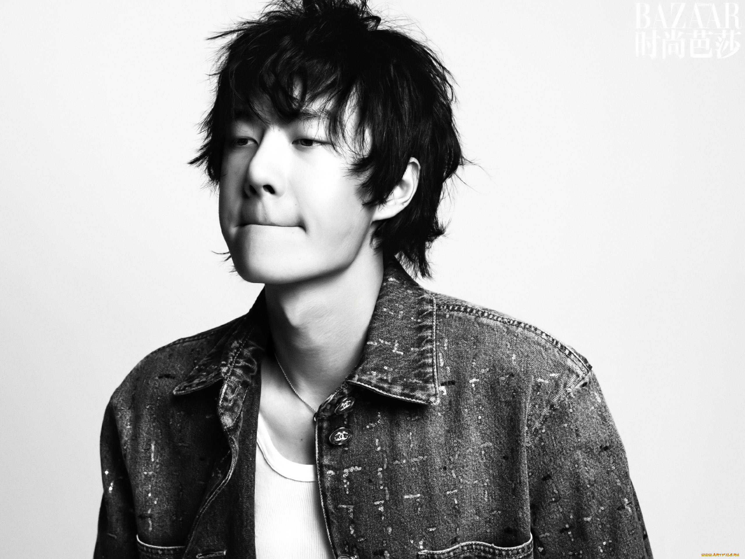 мужчины, wang, yi, bo, актер, лицо, губы, куртка