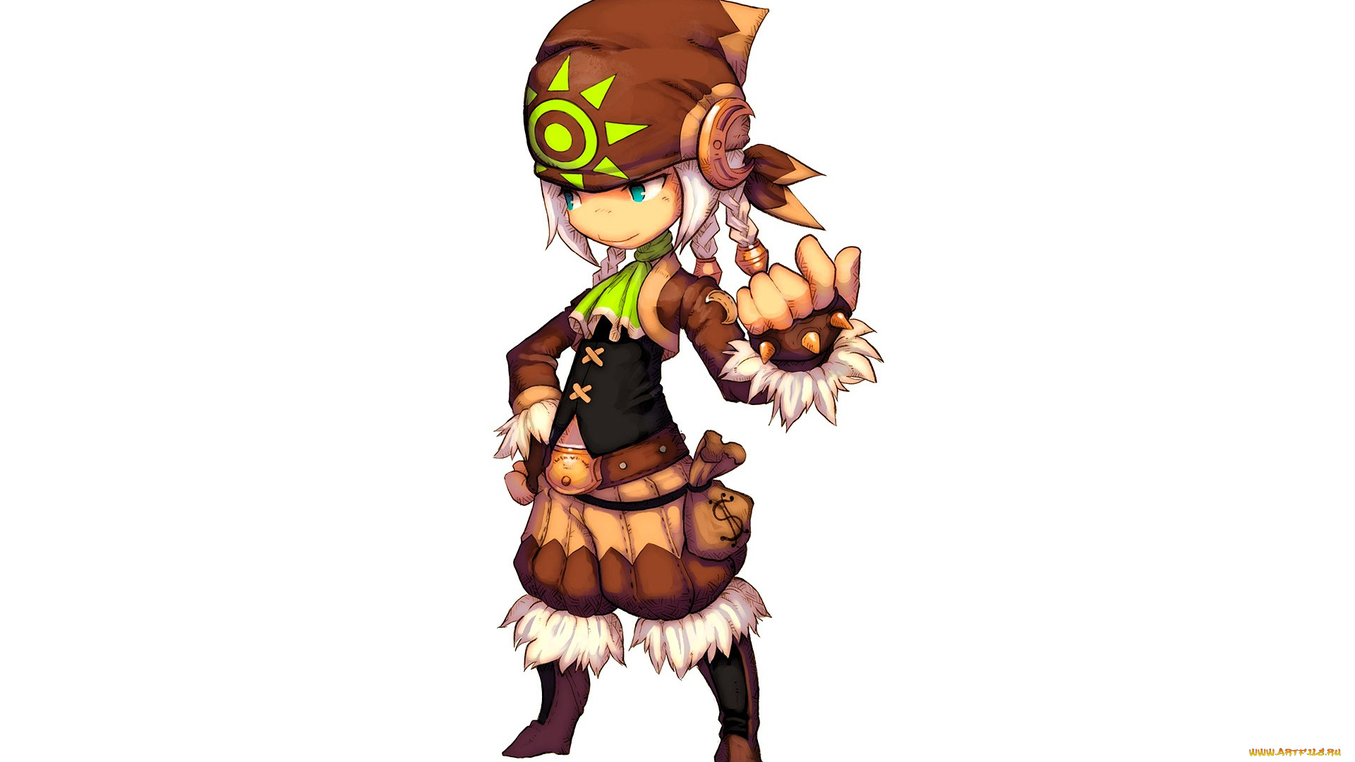 видео, игры, dragonica, девочка, костюм, косынка