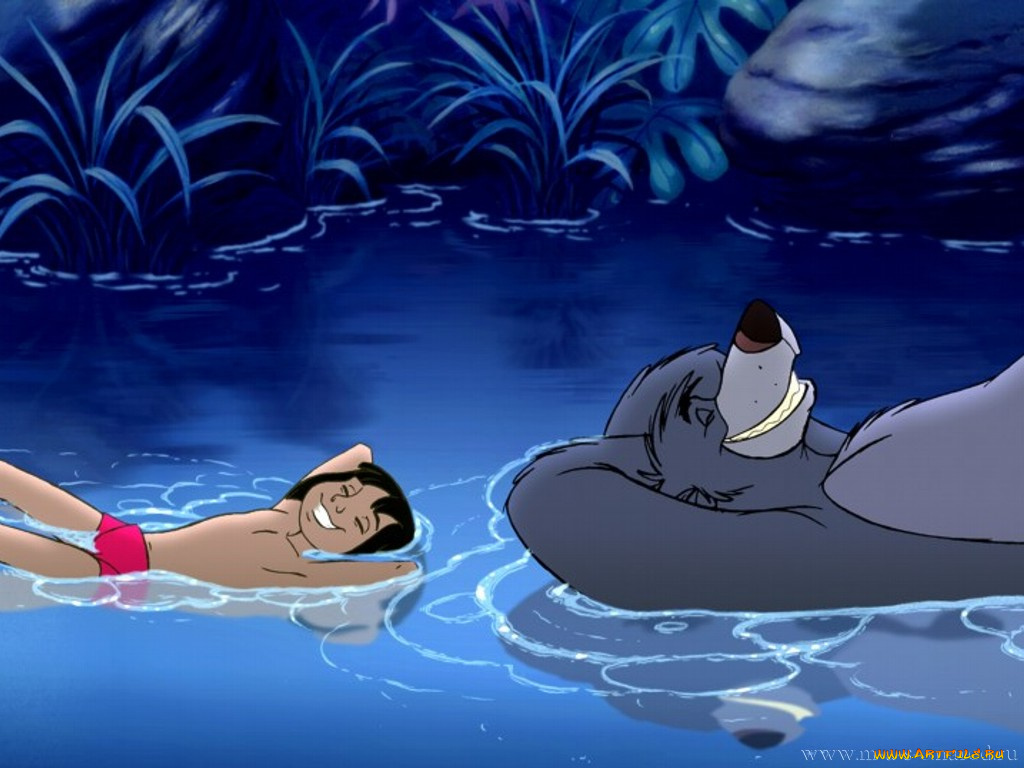 мультфильмы, the, jungle, book