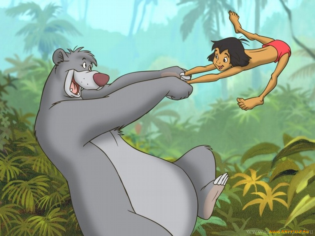 мультфильмы, the, jungle, book
