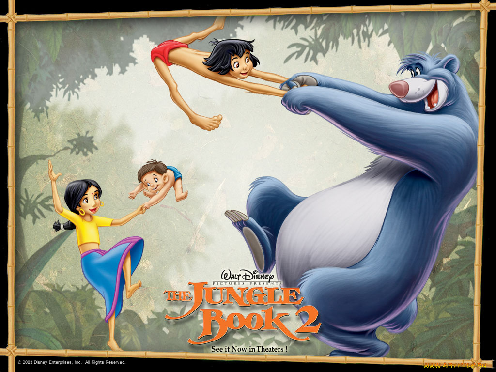 мультфильмы, the, jungle, book
