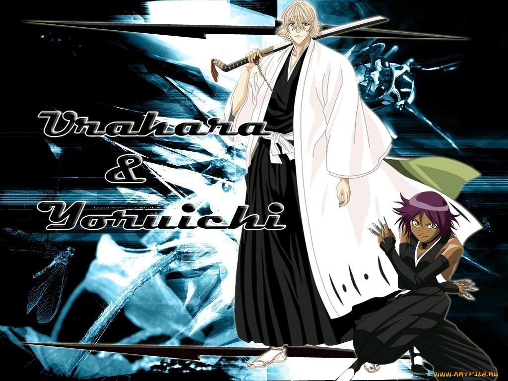 urahara, yoruichi, аниме, bleach