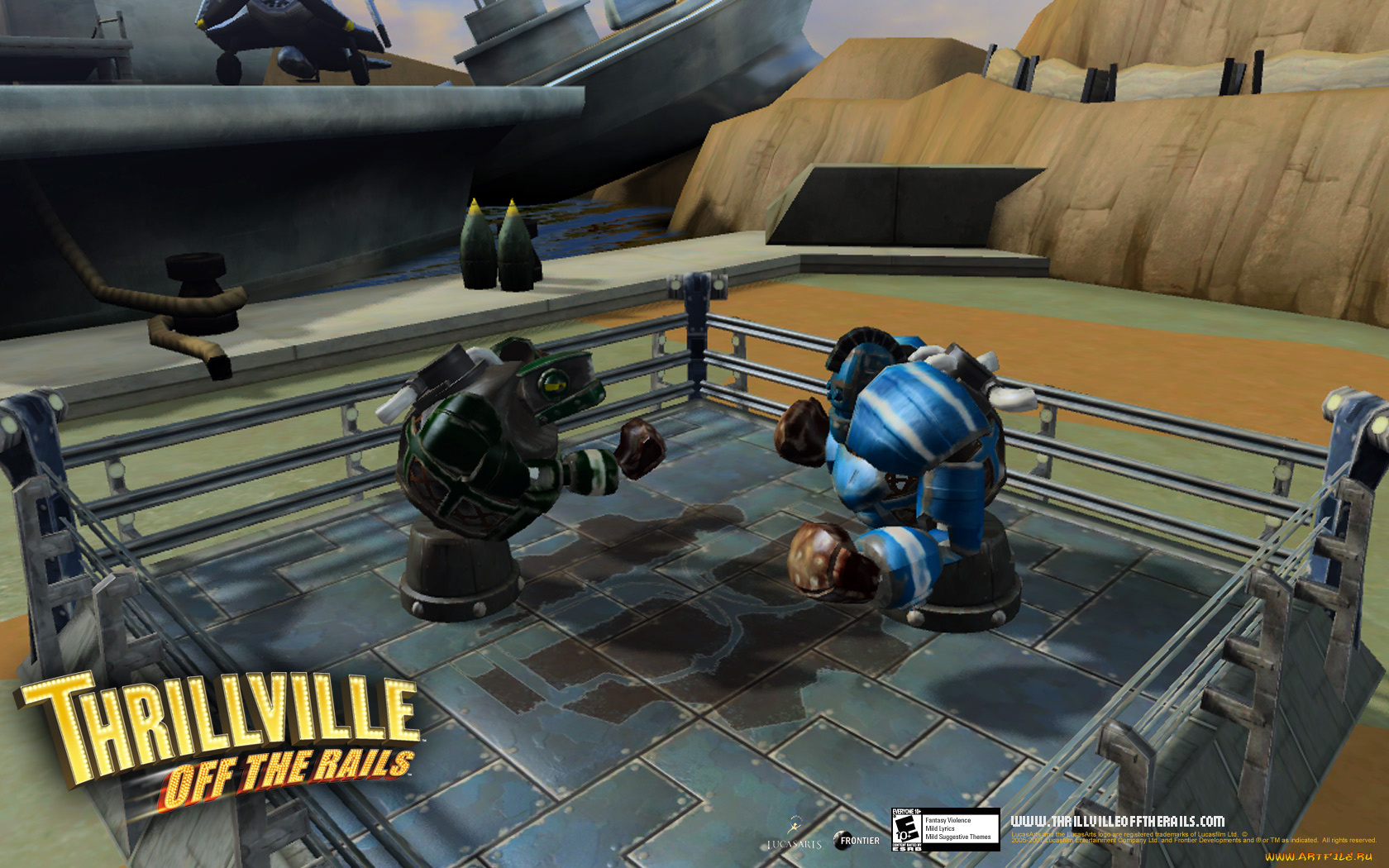 thrillville, off, the, rails, видео, игры