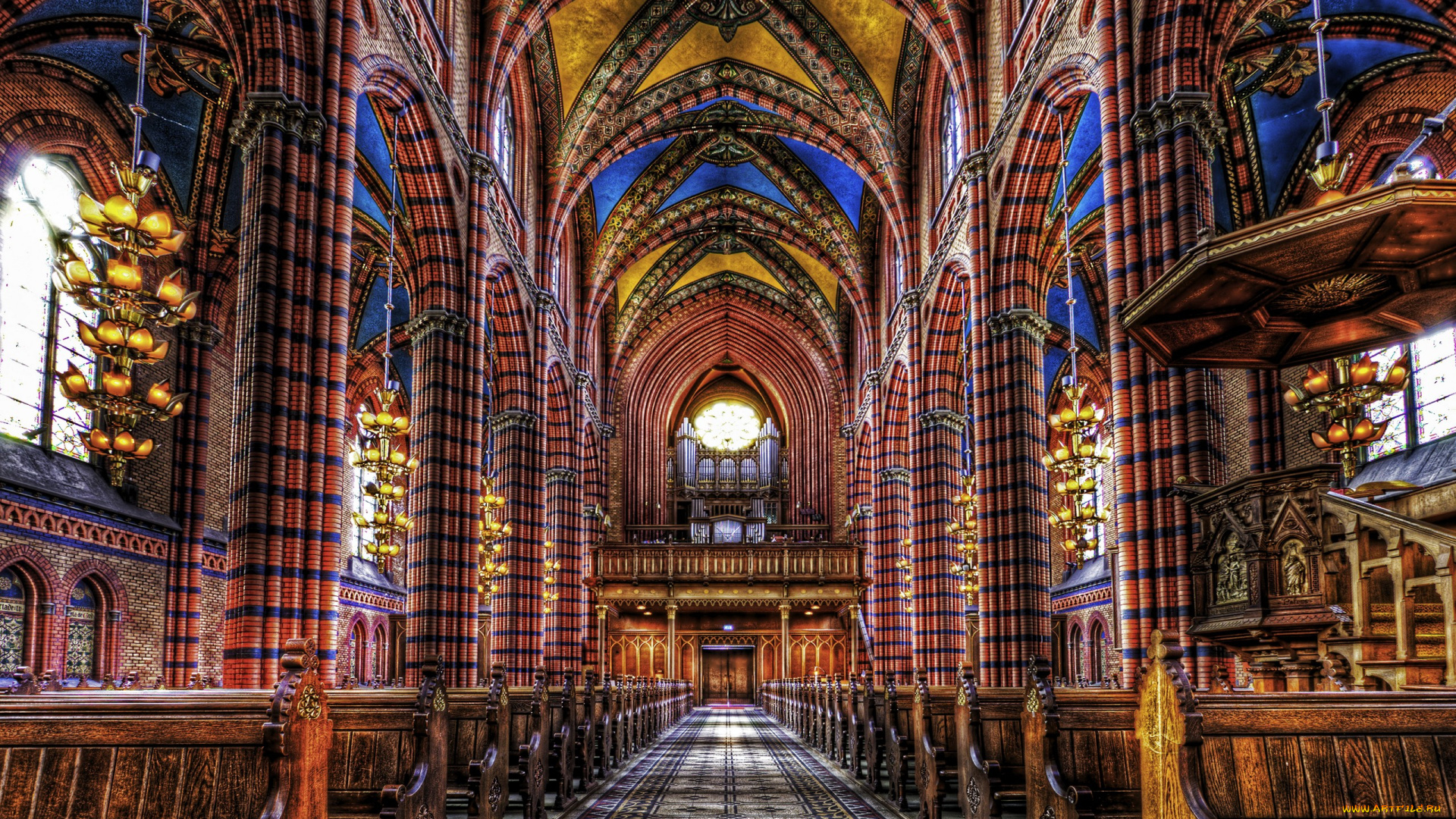 интерьер, убранство, роспись, храма