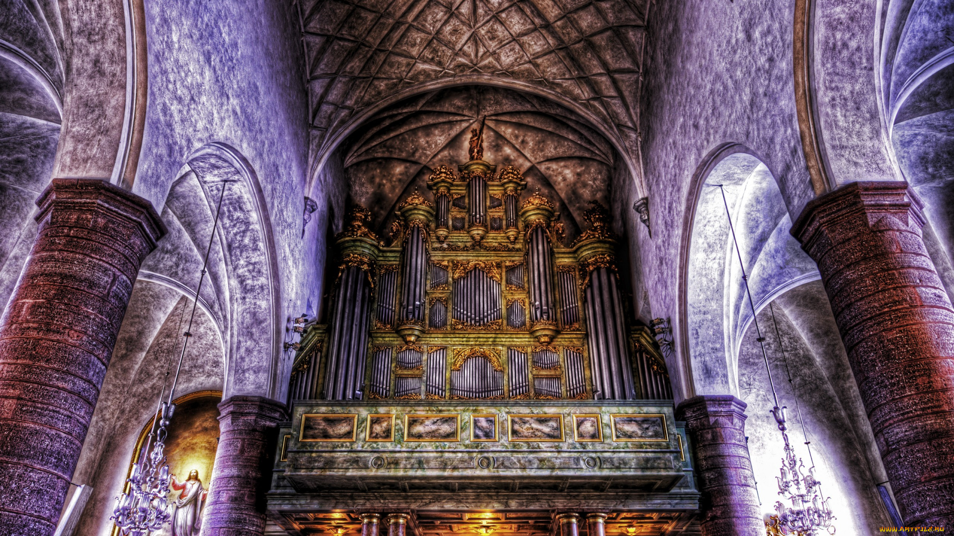 интерьер, убранство, роспись, храма