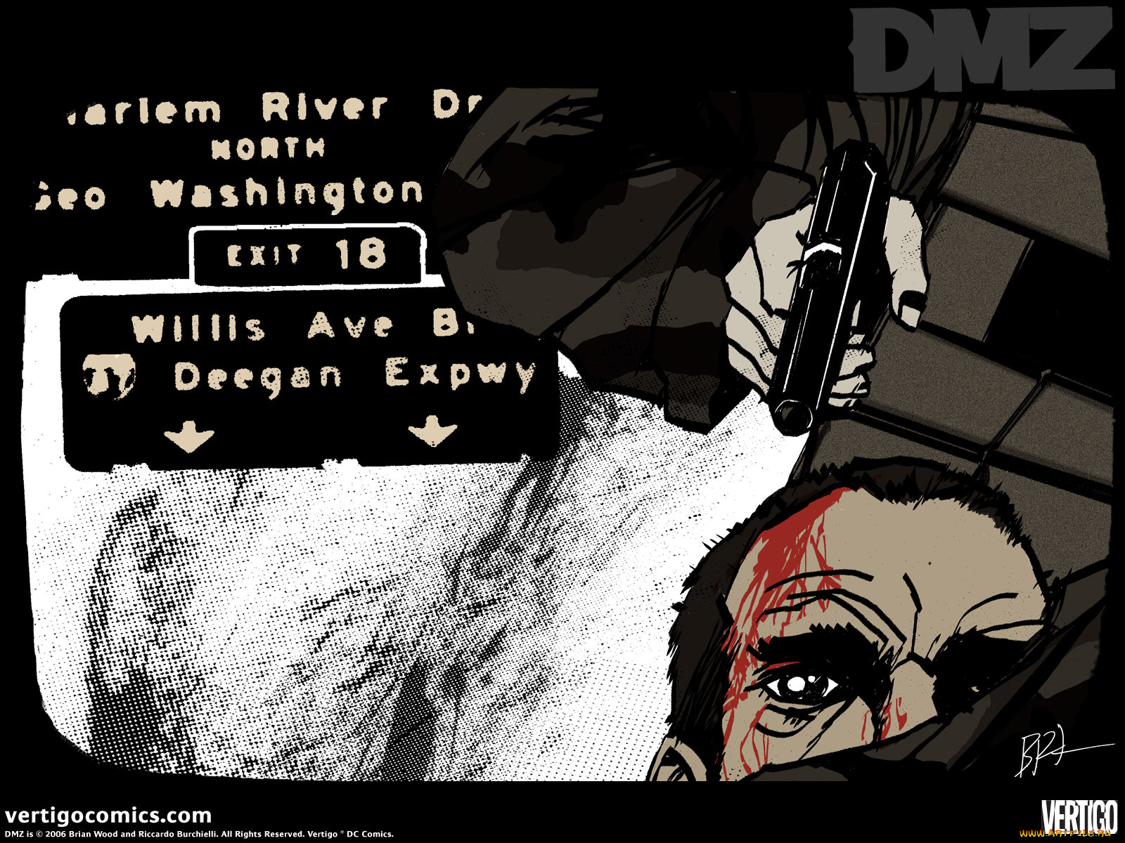 dmz, рисованные, комиксы