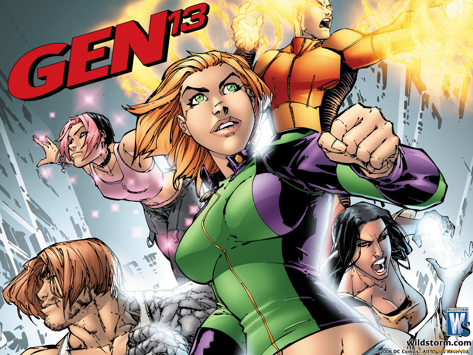 gen, рисованные, комиксы