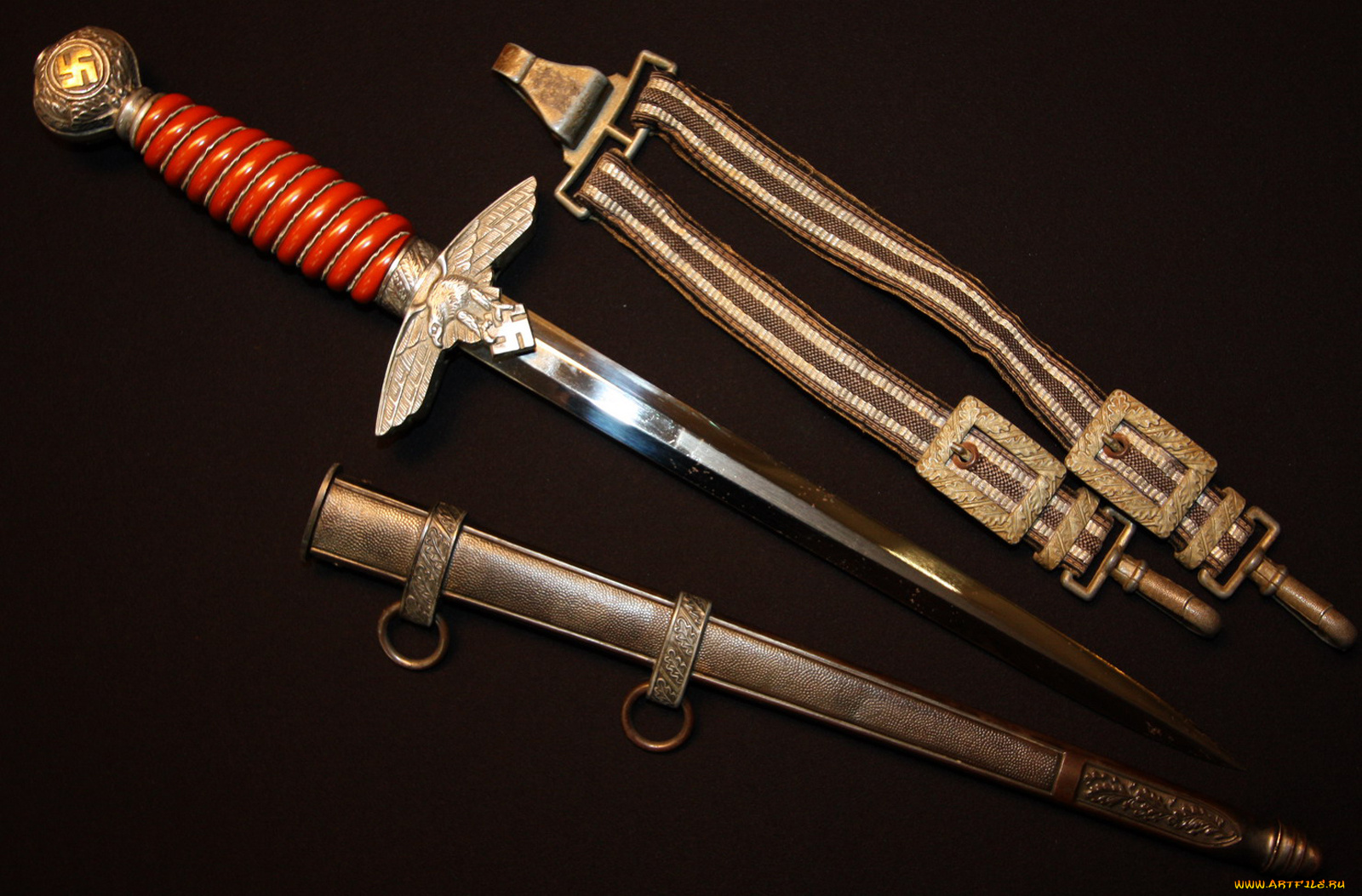 оружие, холодное, кортик, 2, модель, с, подвесом, обр, 1937г, alles, fur, deutschland, luftwaffe, офицера, люфтваффе
