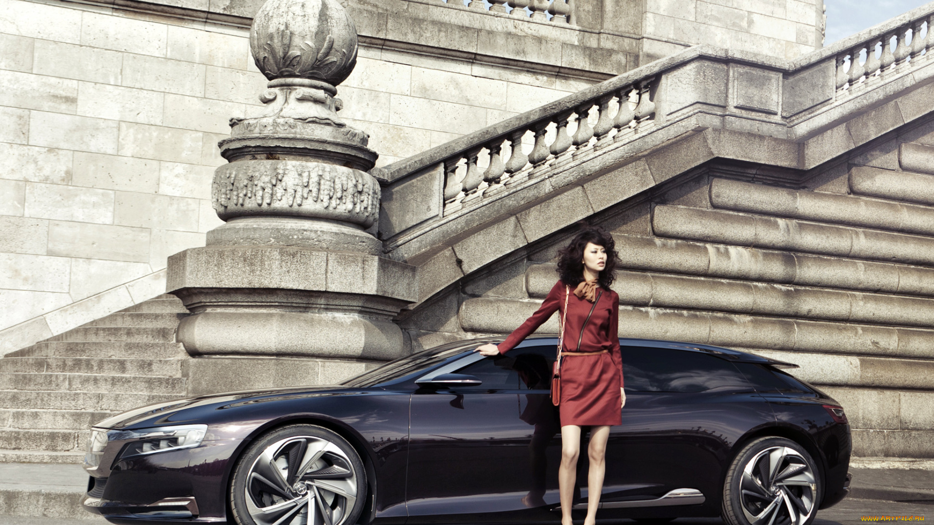 citroen, numero, concept, ds9, автомобили, авто, девушками, 9