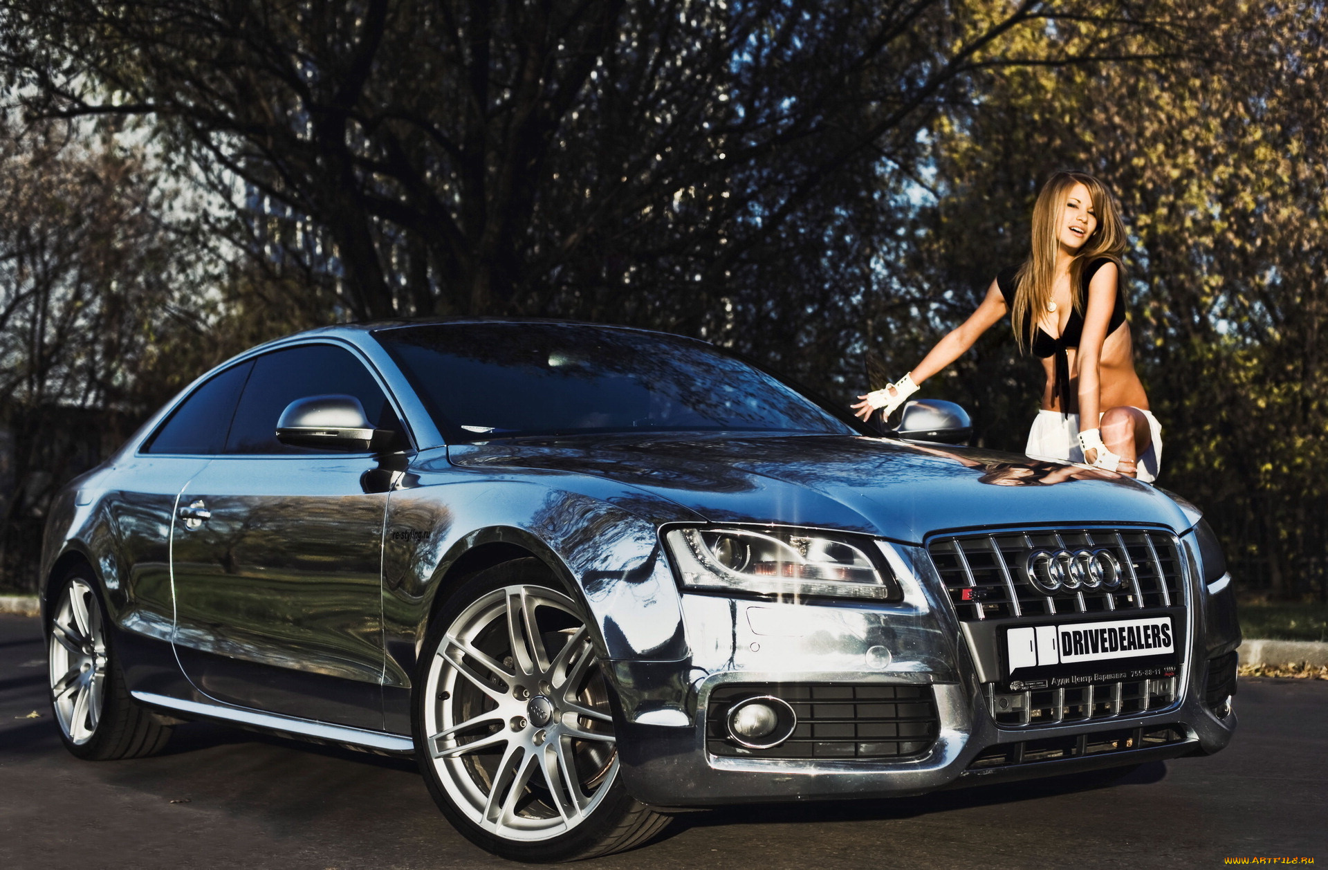 автомобили, авто, девушками, audi, a5