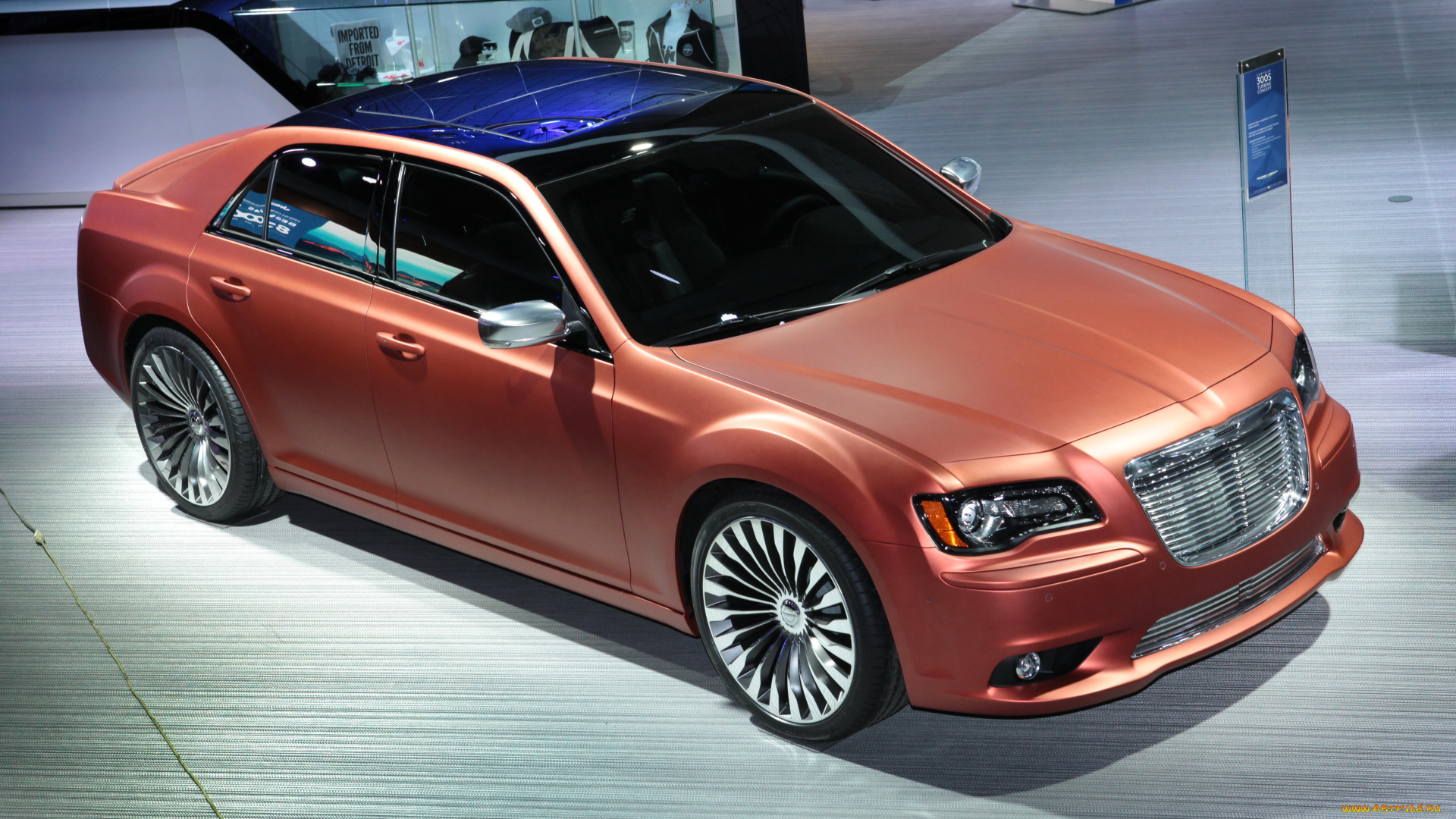 2013, chrysler, 300s, turbine, bronze, автомобили