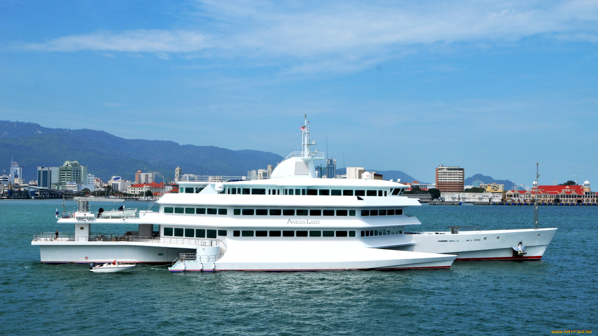 корабли, Яхты, вода, белый