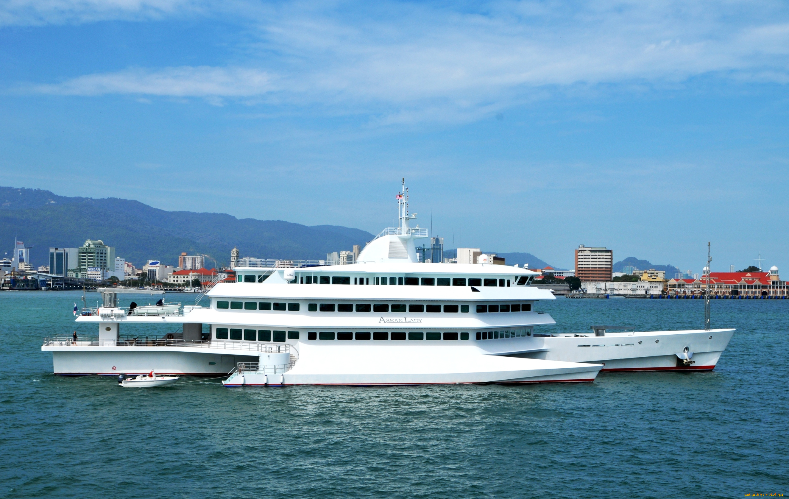 корабли, Яхты, вода, белый