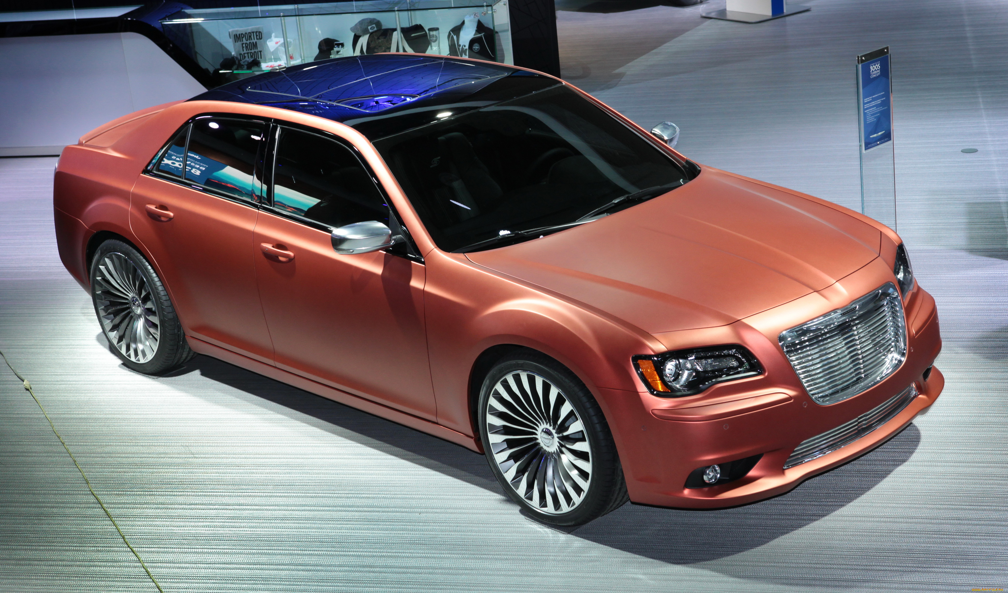 2013, chrysler, 300s, turbine, bronze, автомобили