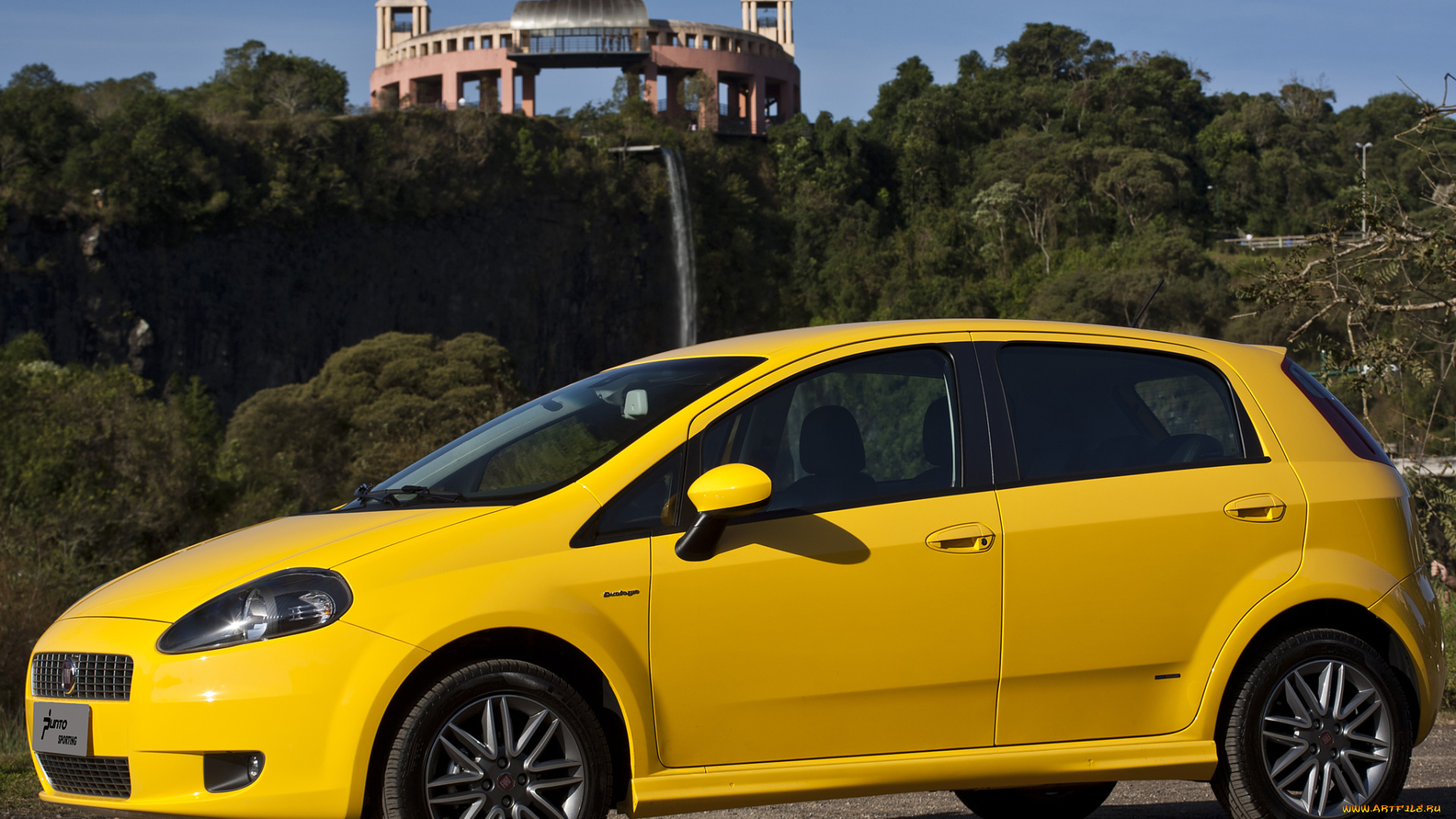 автомобили, fiat, punto, sporting, br-spec, желтый, 310