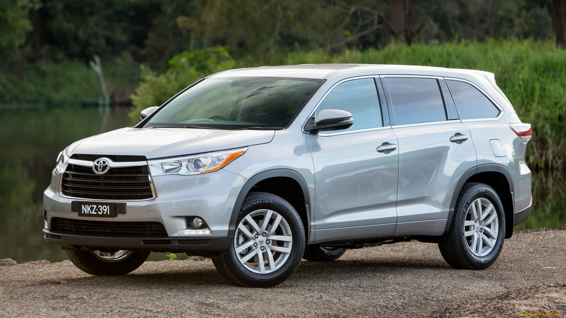 автомобили, toyota, kluger, 2014