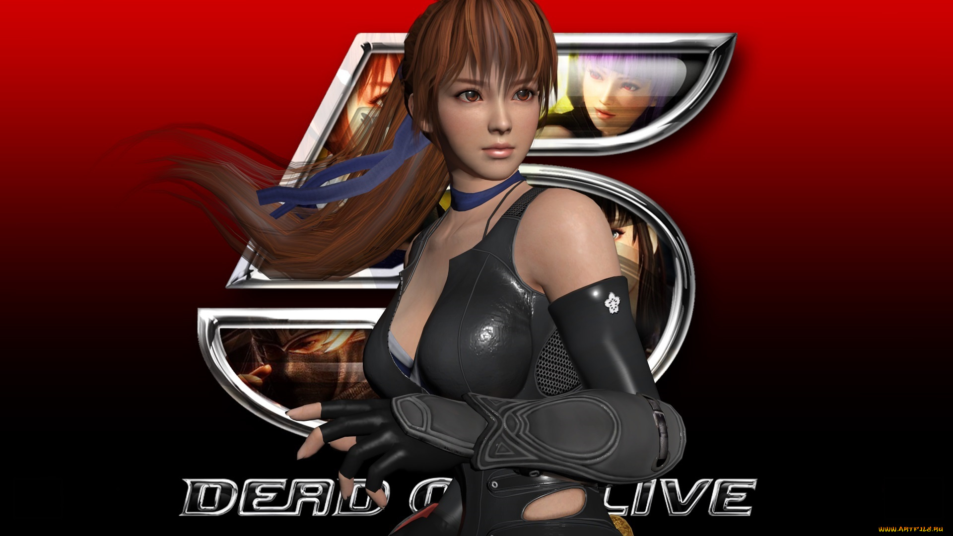 dead, or, alive, 5, видео, игры, взгляд, девушка