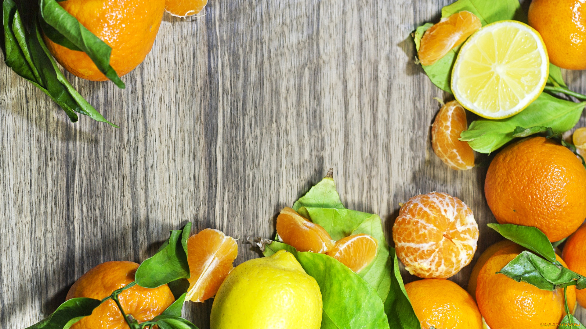 еда, цитрусы, мандарины, лимоны