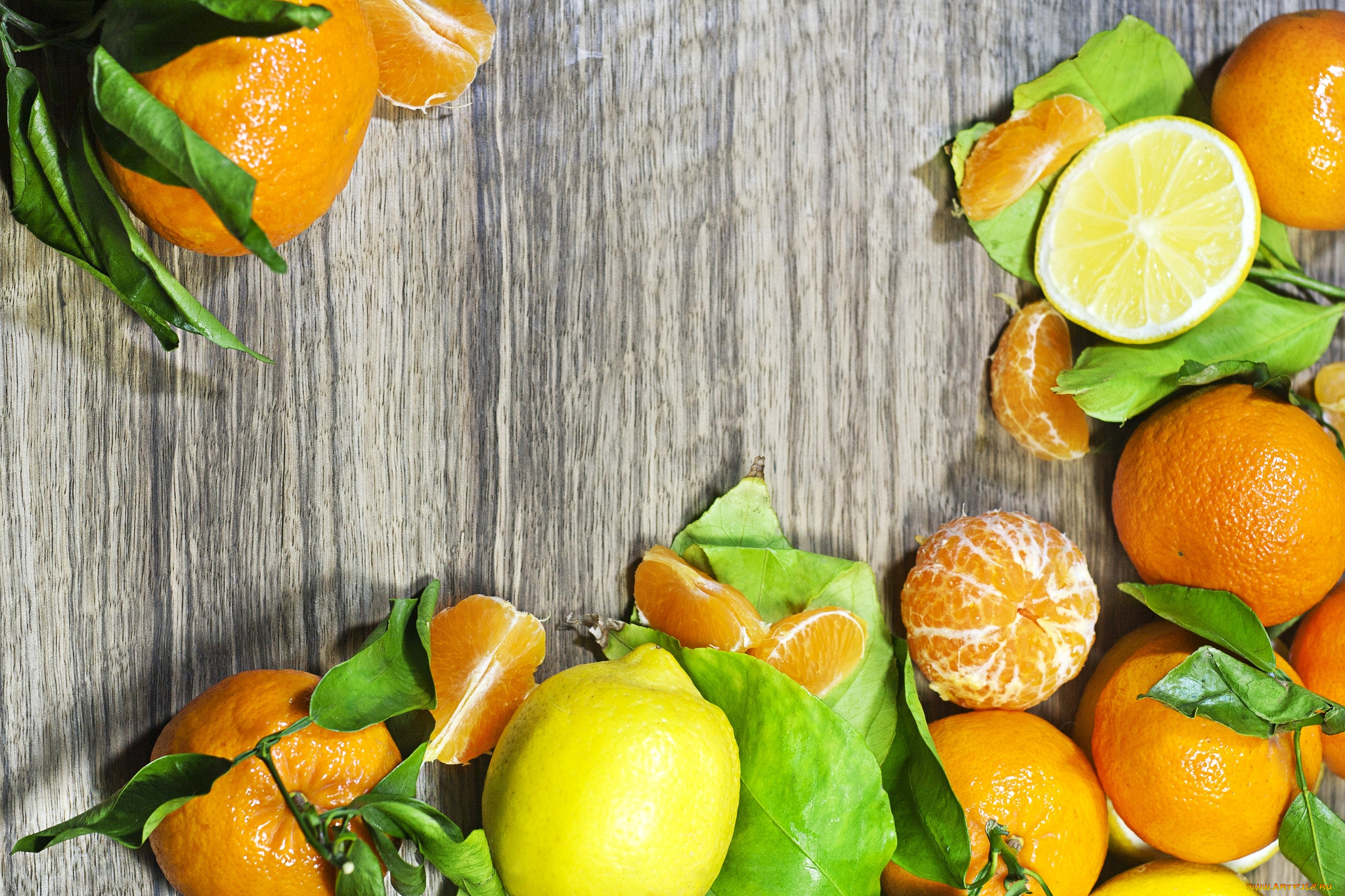 еда, цитрусы, мандарины, лимоны