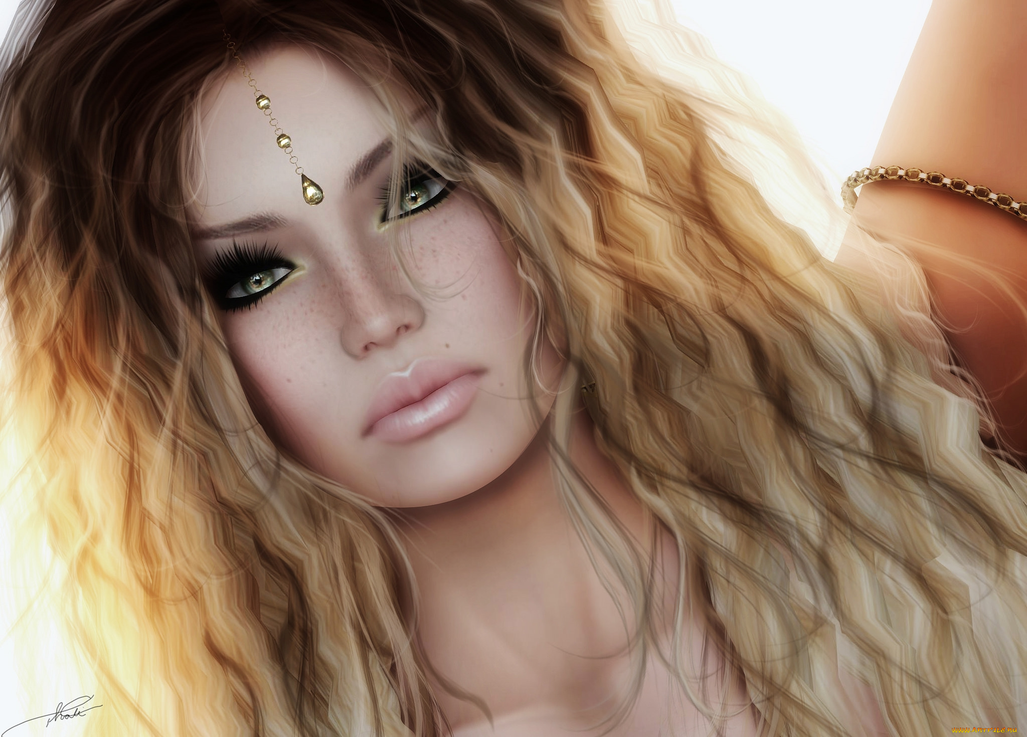 3д, графика, portraits, , портрет, лицо