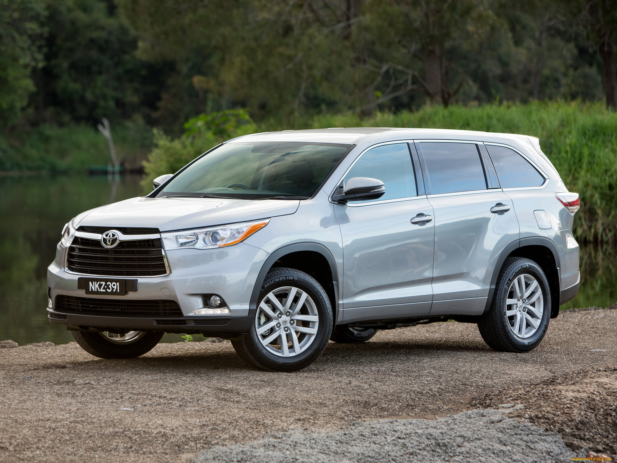 автомобили, toyota, kluger, 2014