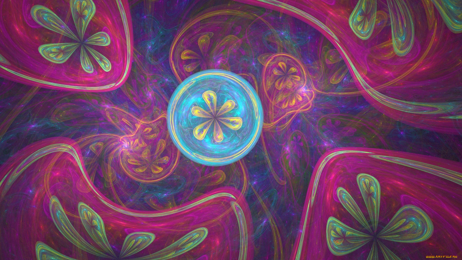 3д, графика, абстракция, , abstract, абстракция, круги, шар, облако, дымка, фон