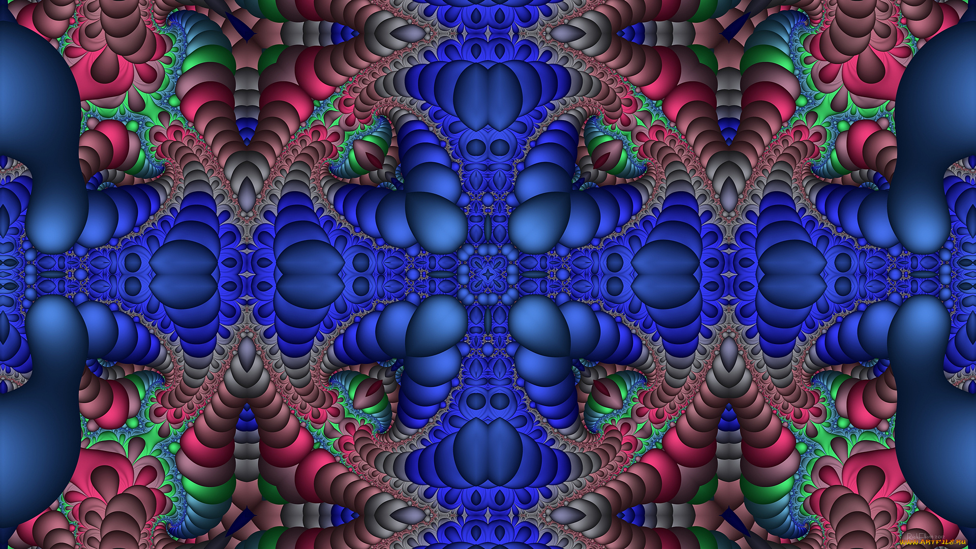 3д, графика, фракталы, , fractal, цвета, фон, узор