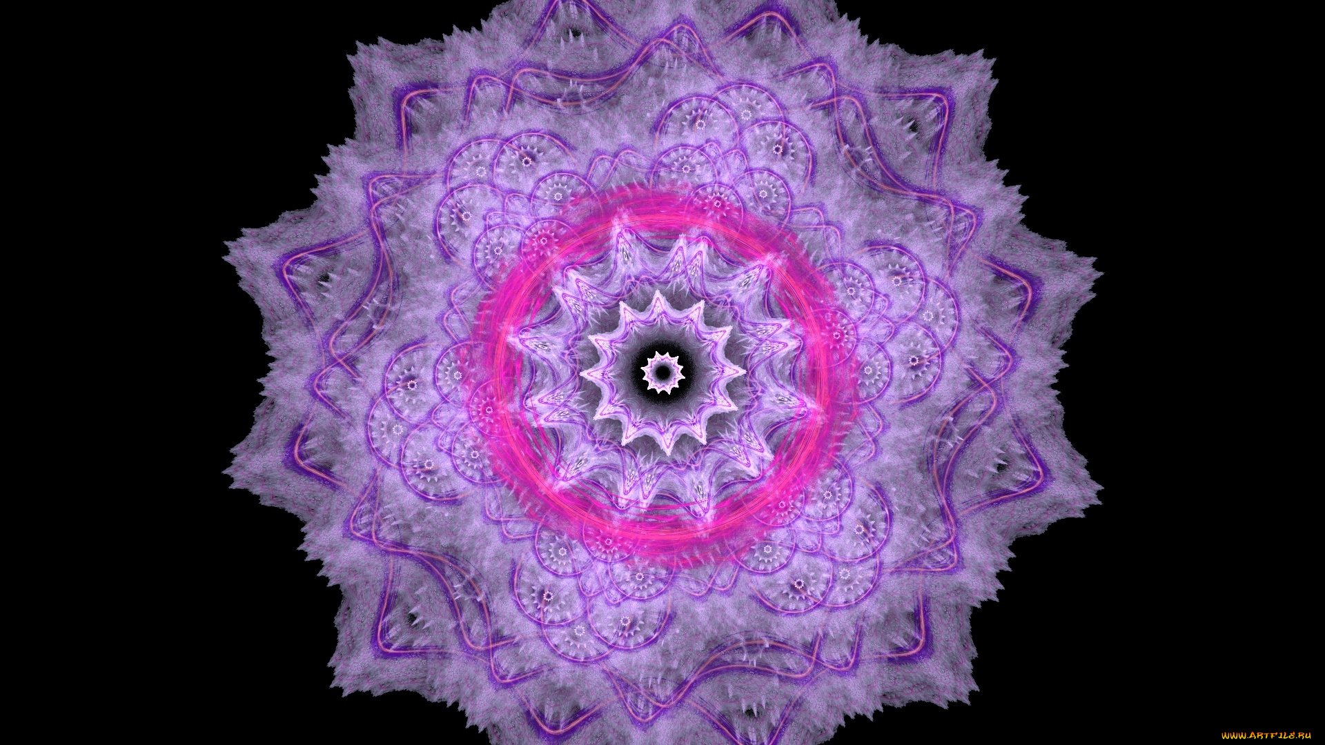 3д, графика, фракталы, , fractal, круг, цветок, снежинка, фон