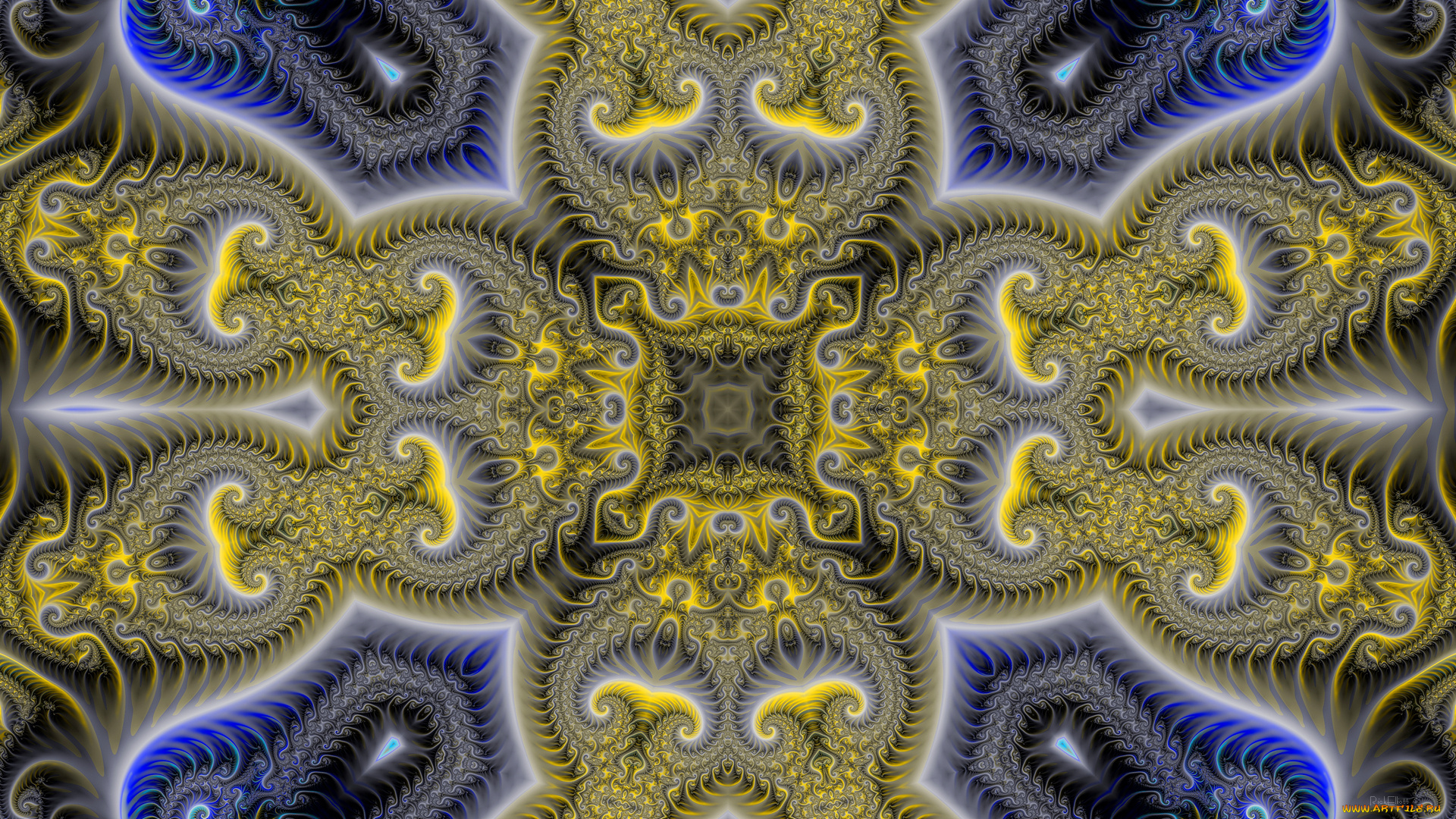 3д, графика, фракталы, , fractal, узор, фон, цвета