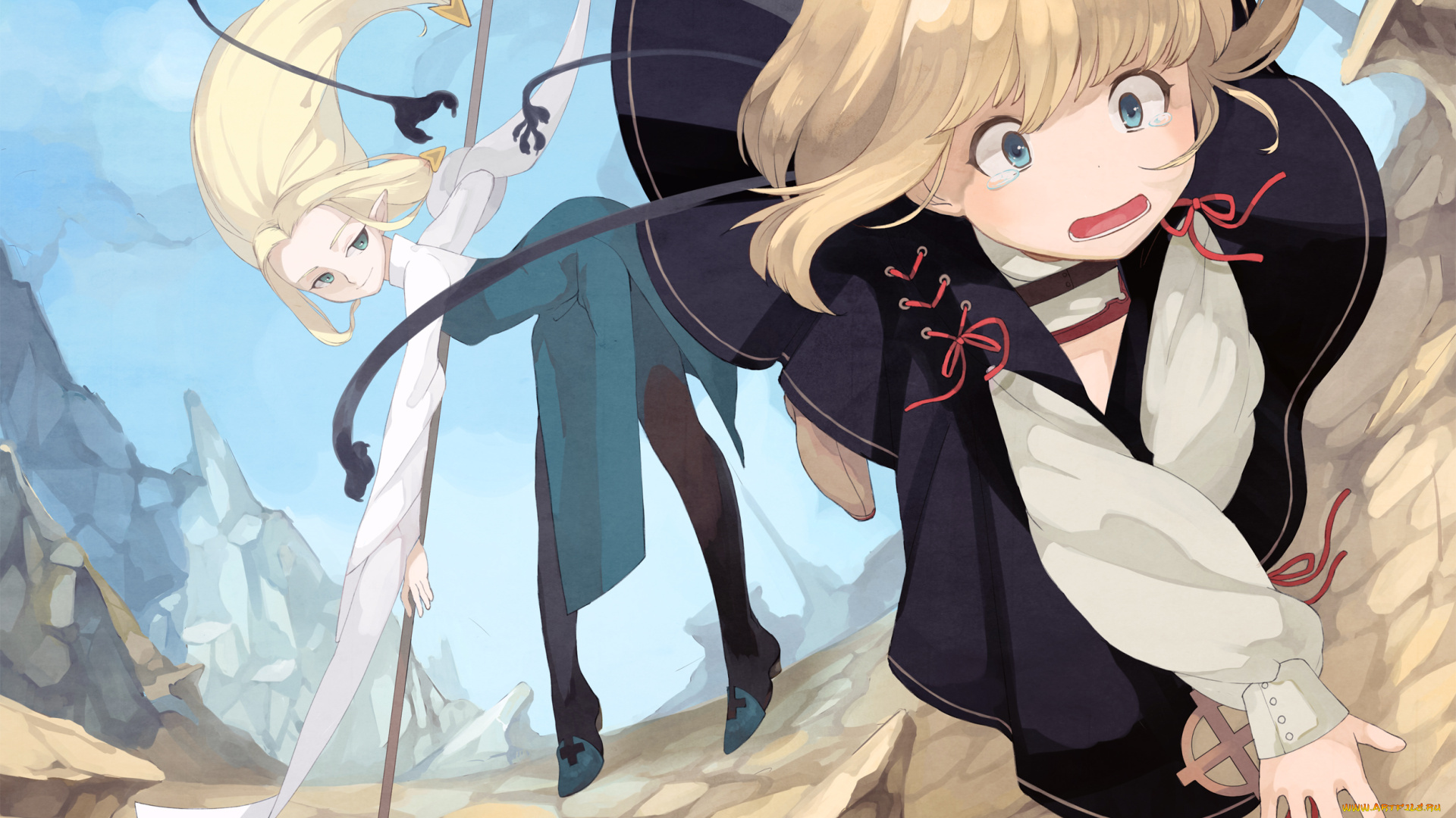 аниме, pixiv, fantasia, девушки, арт, pixiv, fantasia