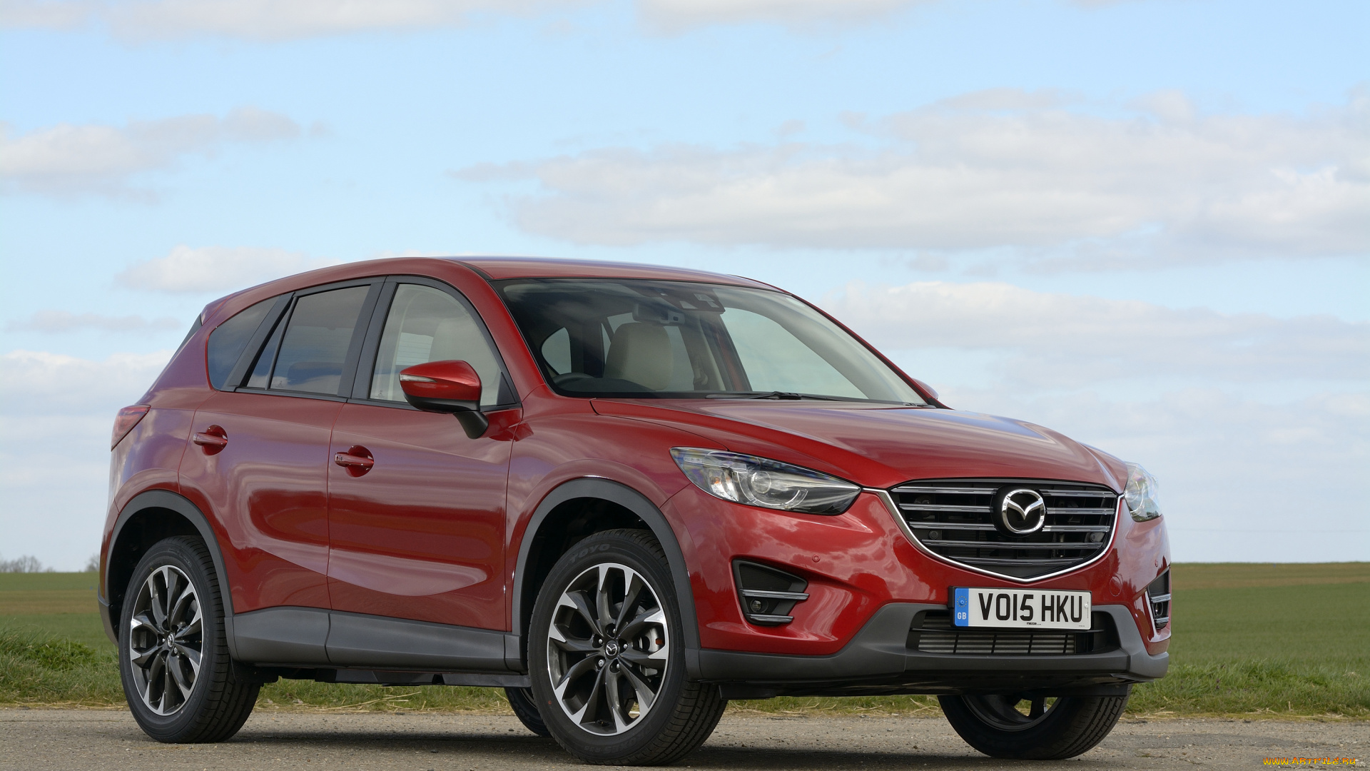 автомобили, mazda, cx-5, uk-spec, ke, 2015г, красный