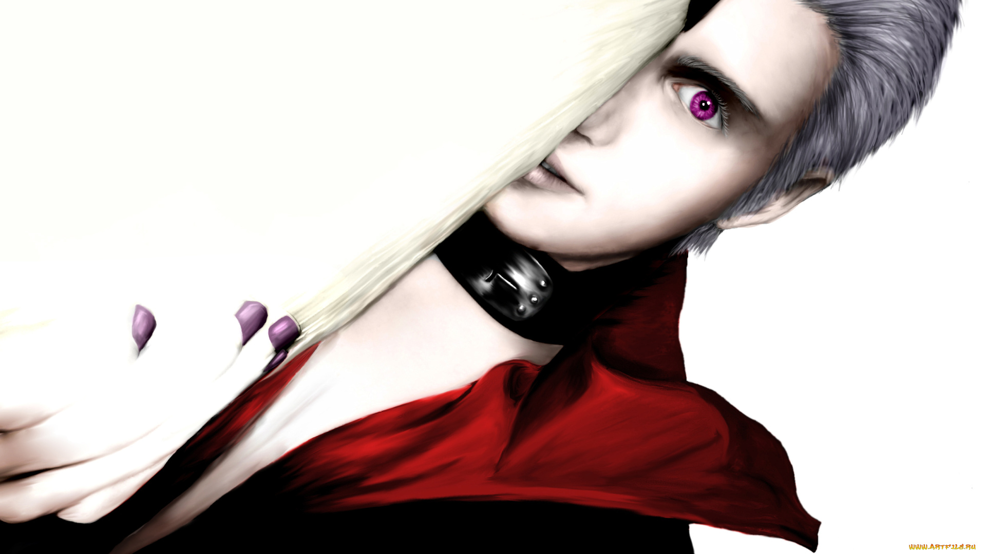 разное, арты, фон, арт, хидан, наруто, аниме, парень, взгляд