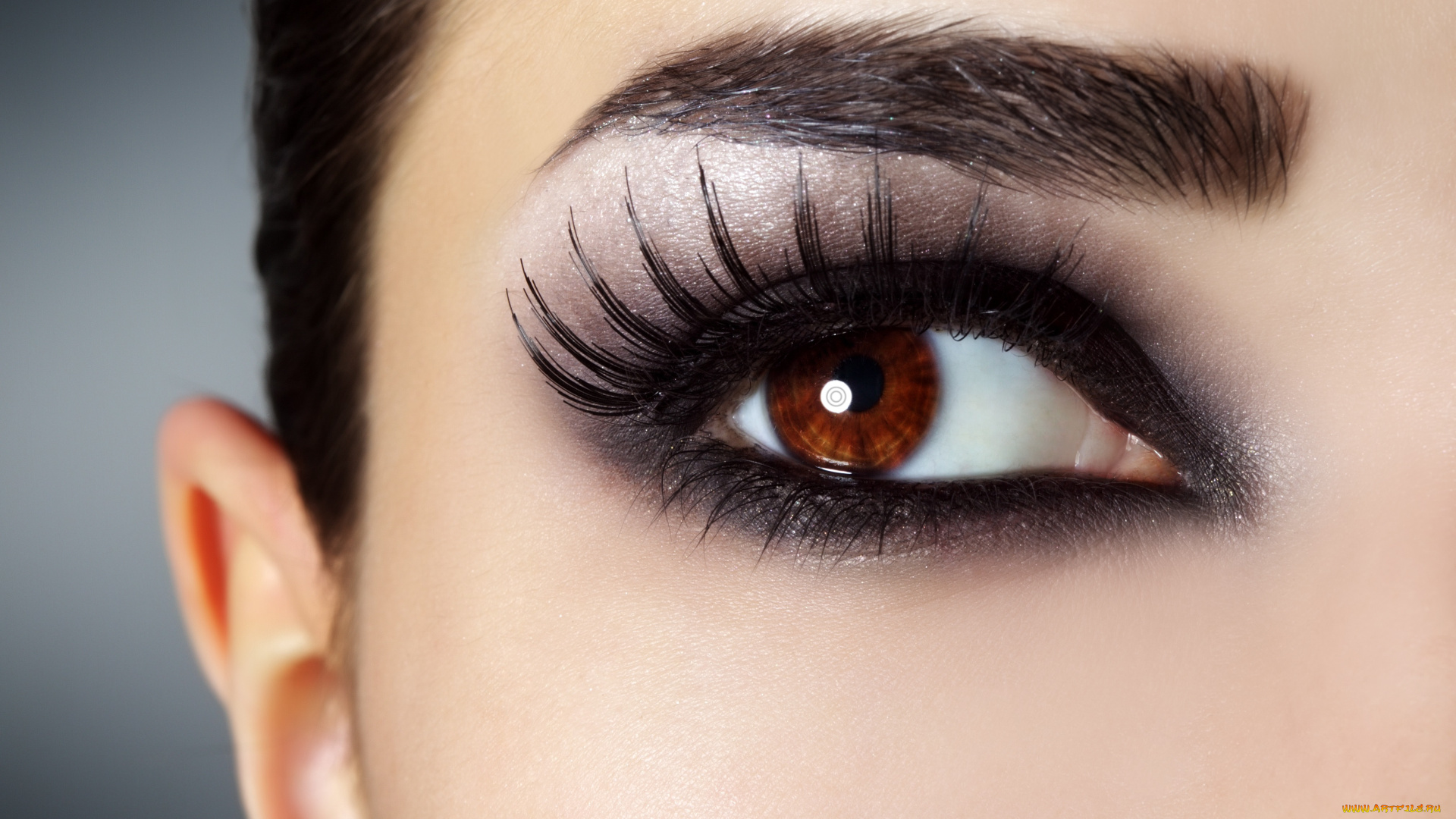 разное, глаза, карие, макияж, ресницы, макро