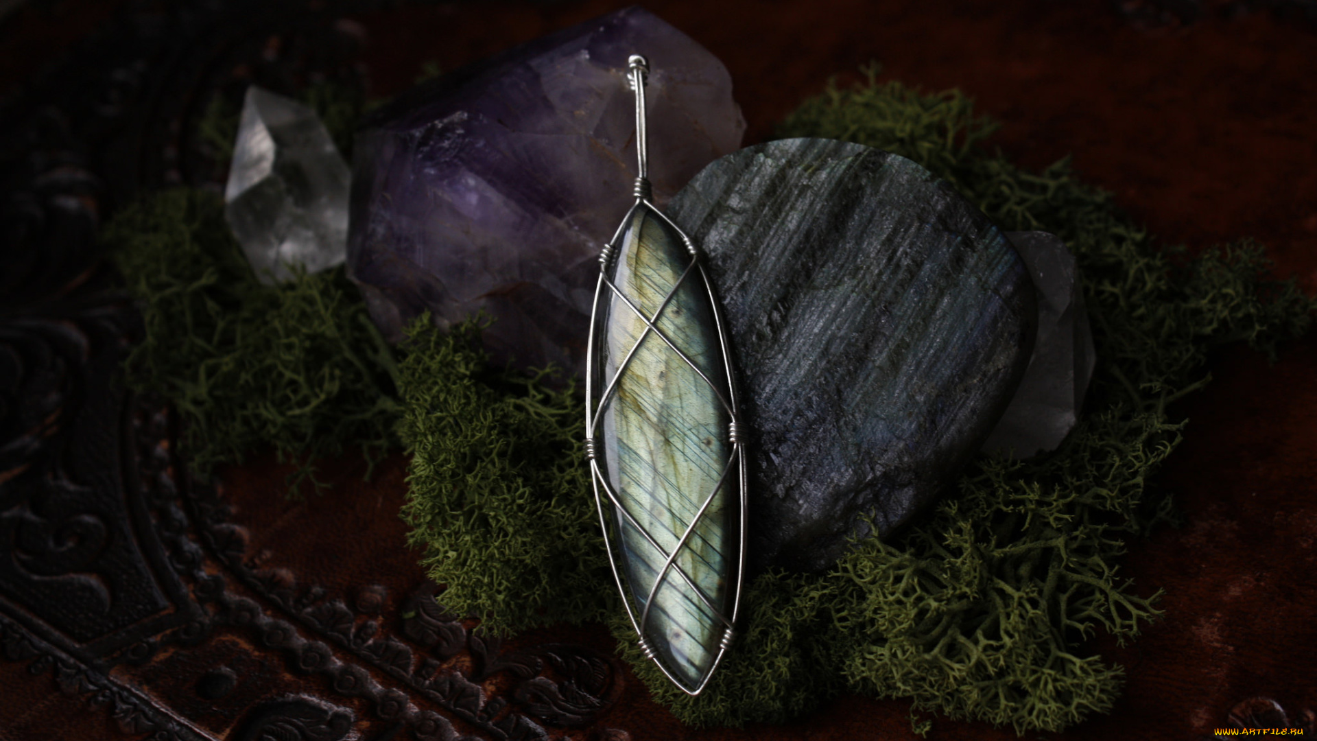 разное, украшения, , аксессуары, , веера, украшение, камень, оправа, камни, макро, мох