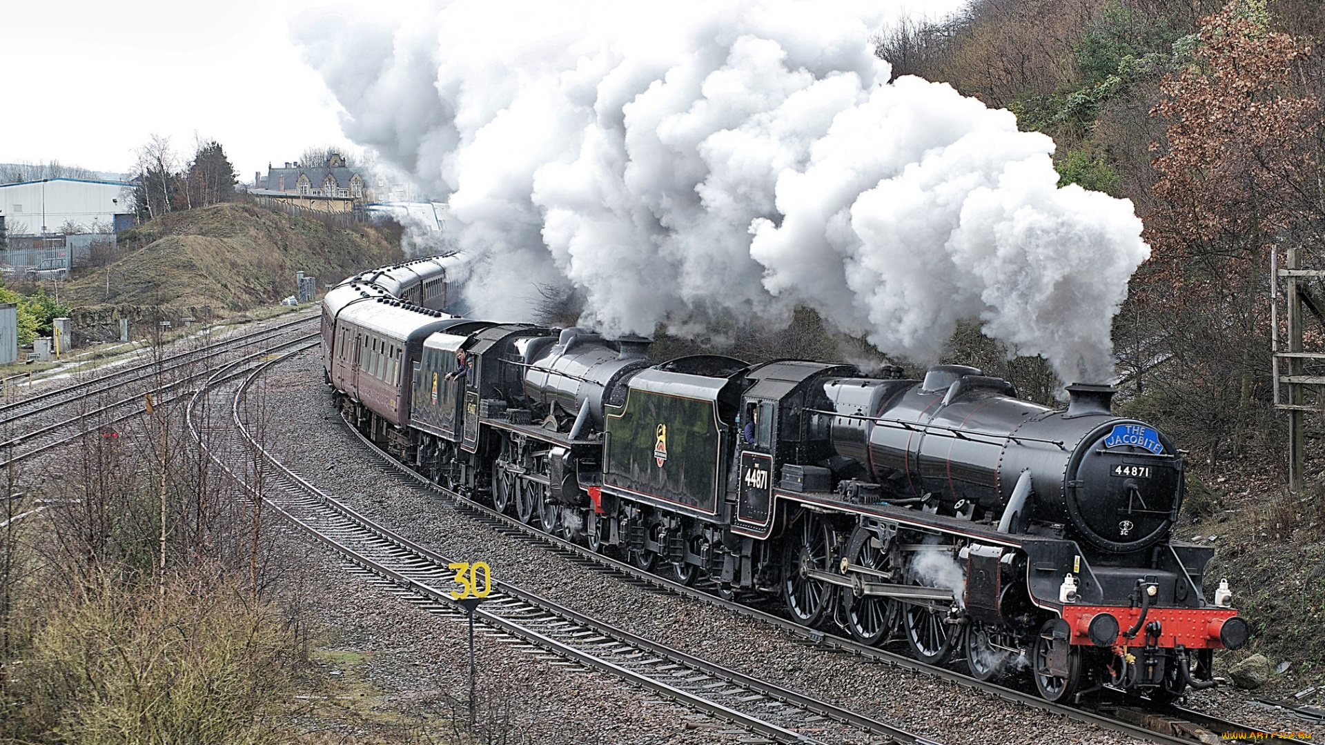 техника, паровозы, паровоз, рельсы, дорога, железная