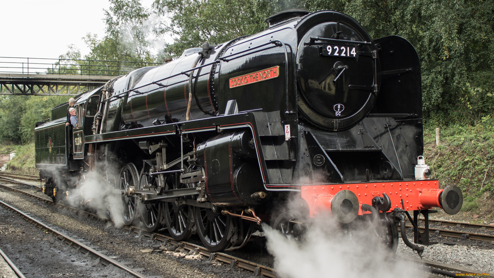 техника, паровозы, железная, дорога, рельсы, паровоз