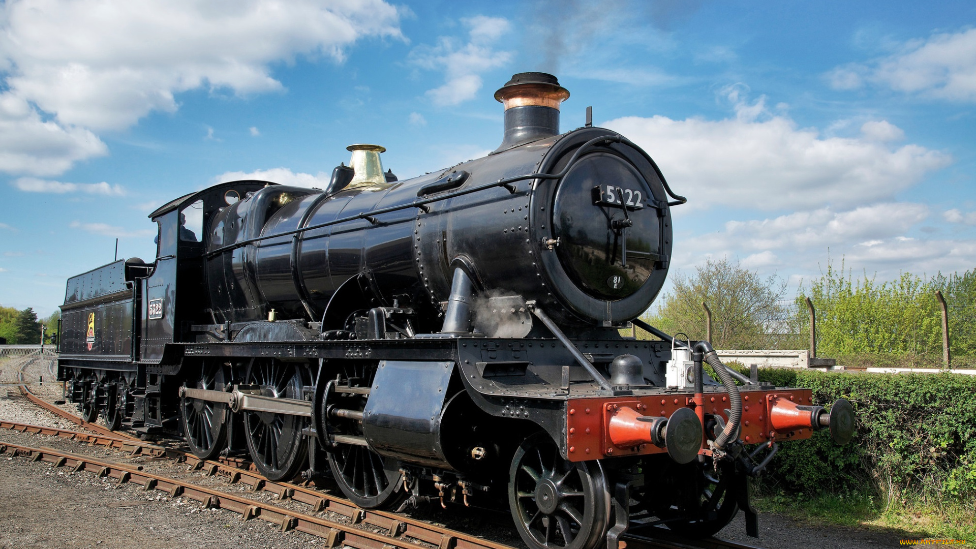 техника, паровозы, железная, дорога, рельсы, паровоз