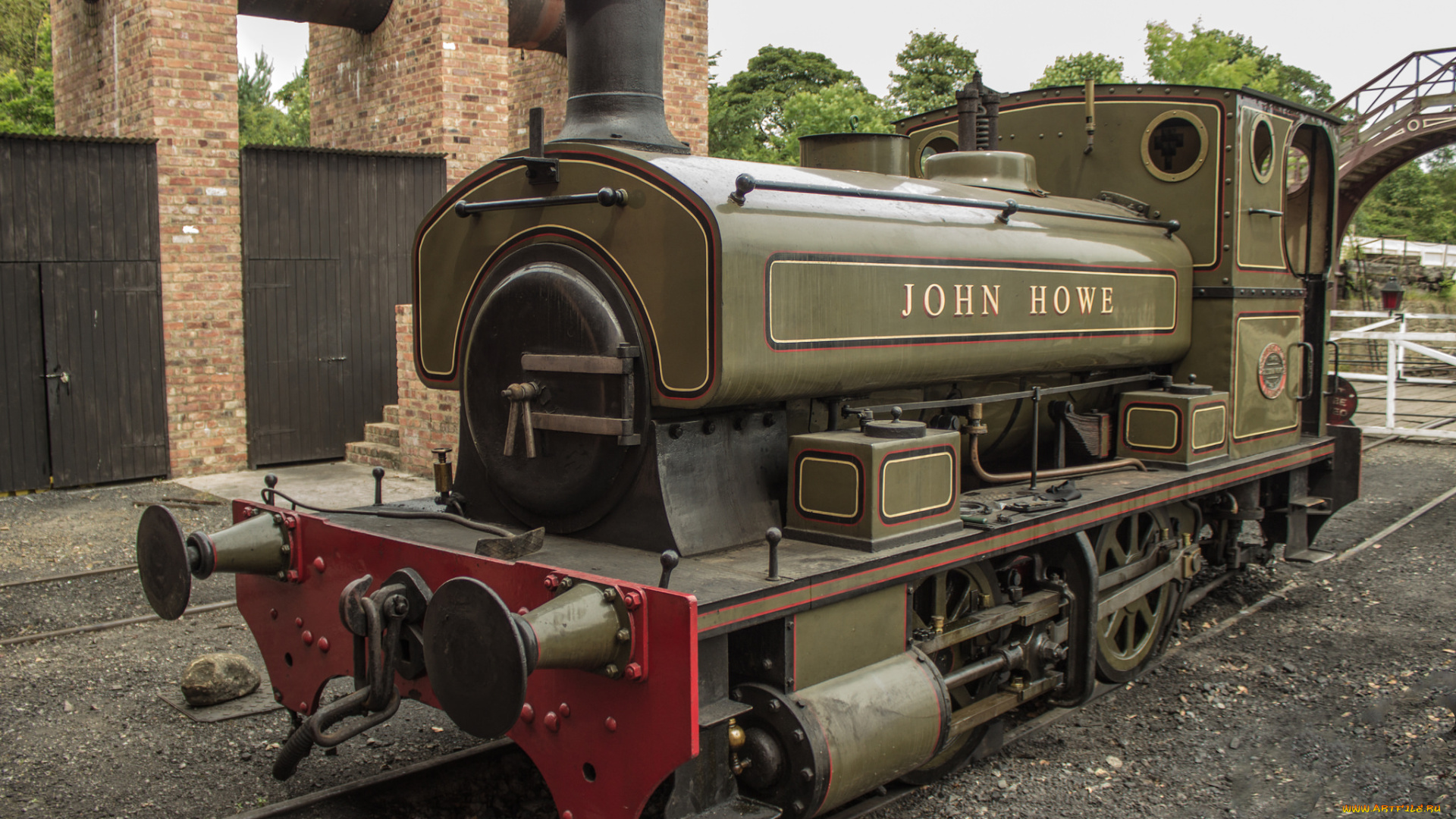 техника, паровозы, железная, дорога, рельсы, паровоз