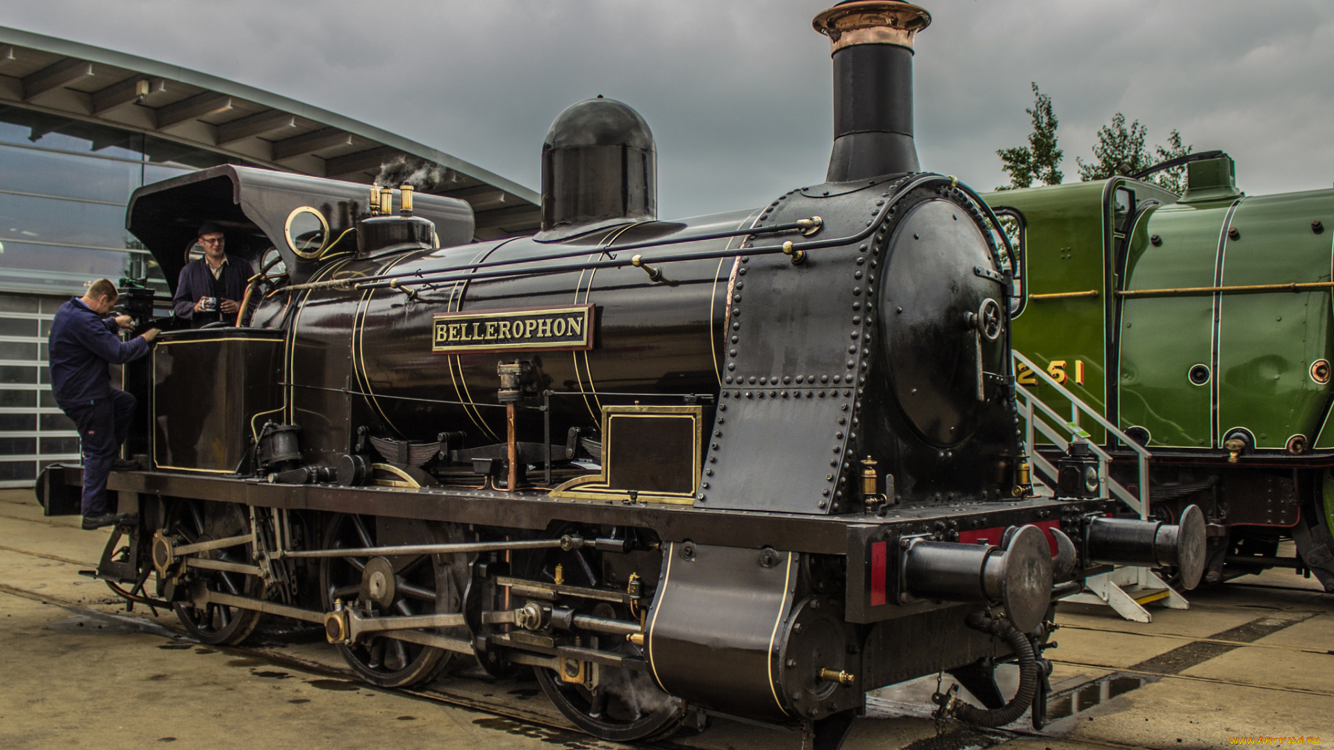 техника, паровозы, железная, дорога, рельсы, паровоз