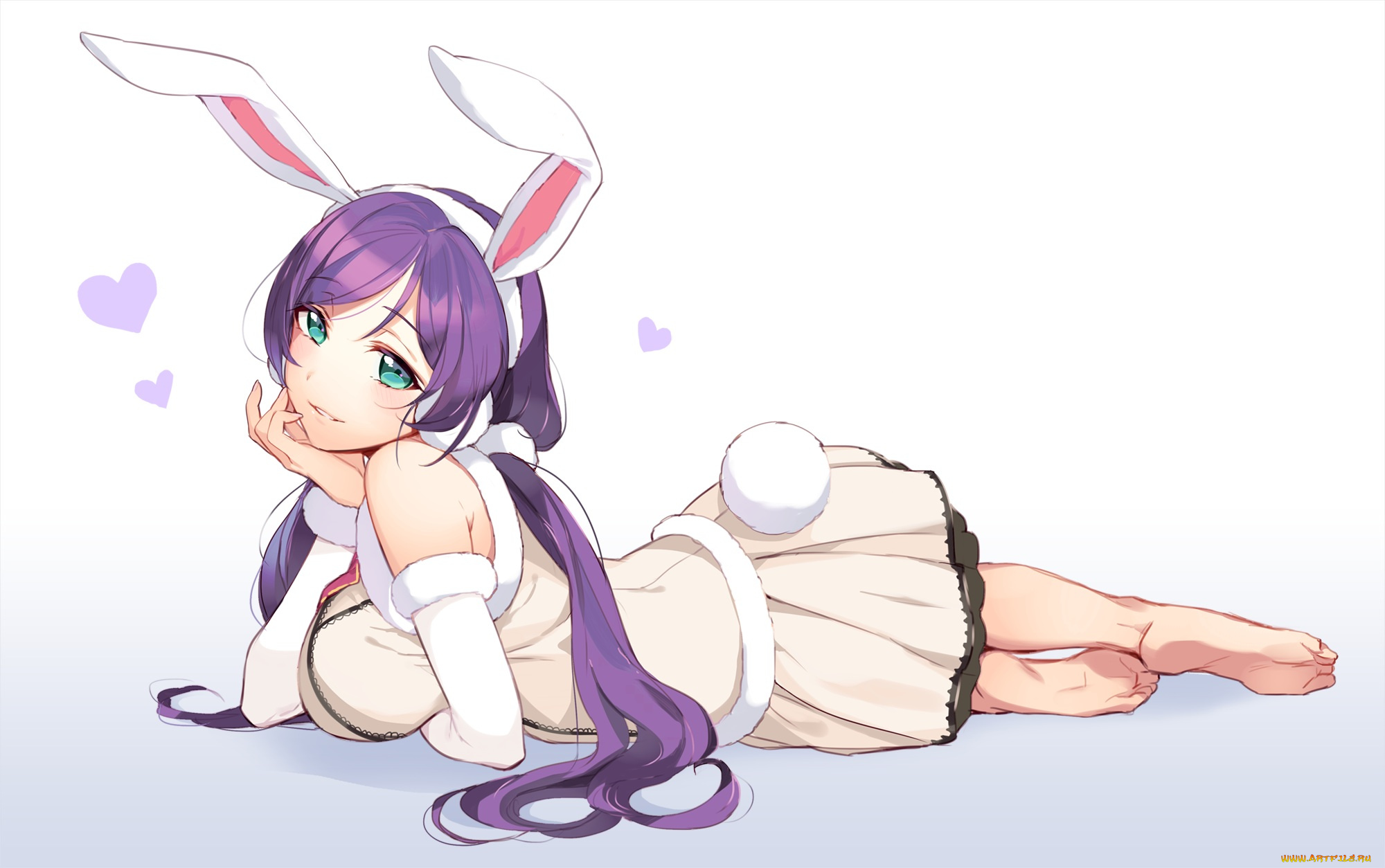 аниме, love, live, , school, idol, project, арт, toujou, nozomi, девушка, tuuuh, ушки, love, live, school, idol, project