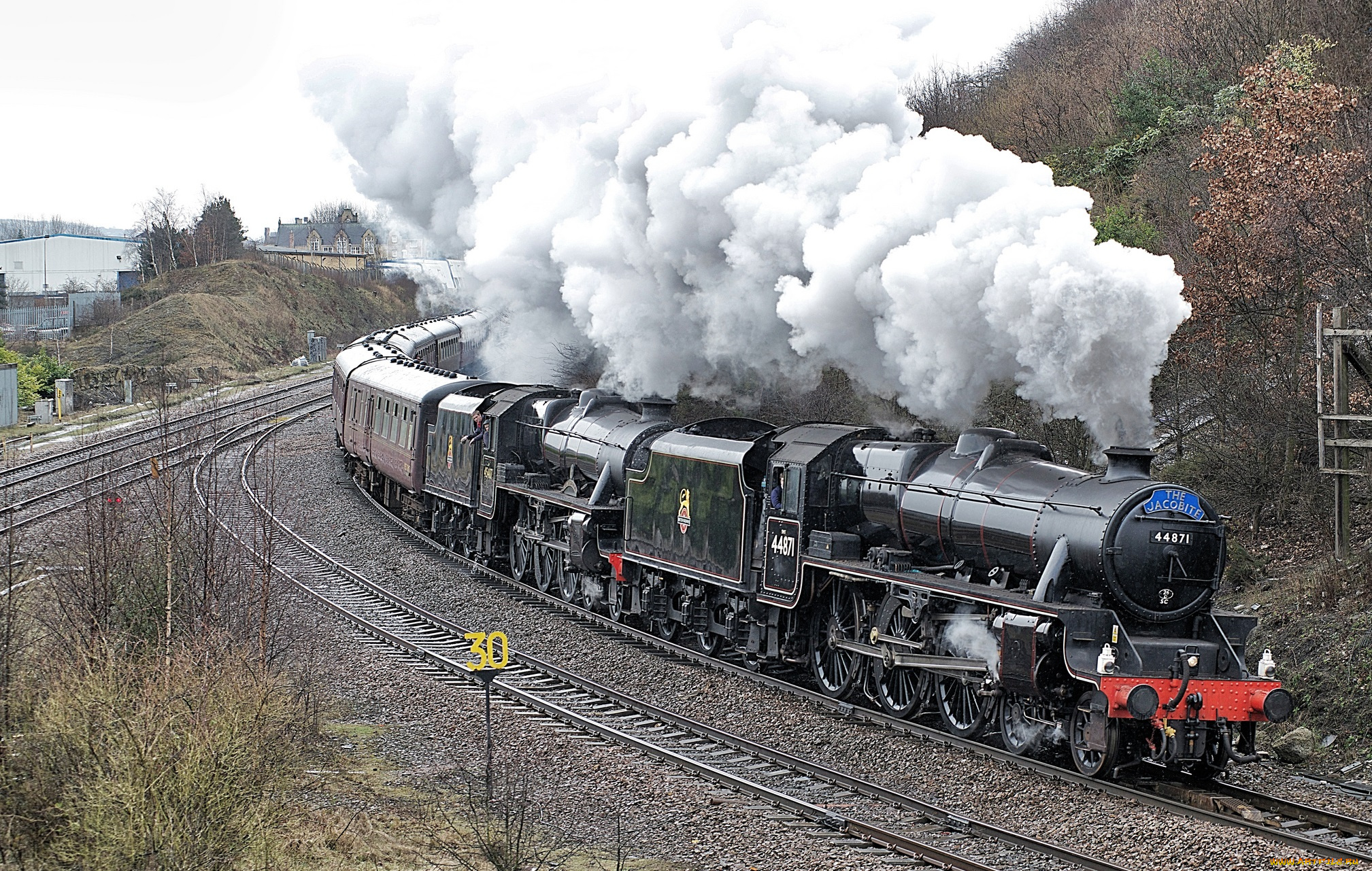 техника, паровозы, паровоз, рельсы, дорога, железная