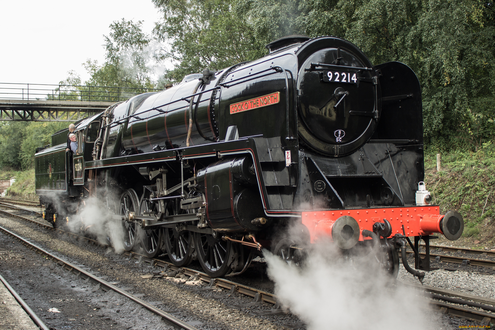 техника, паровозы, железная, дорога, рельсы, паровоз