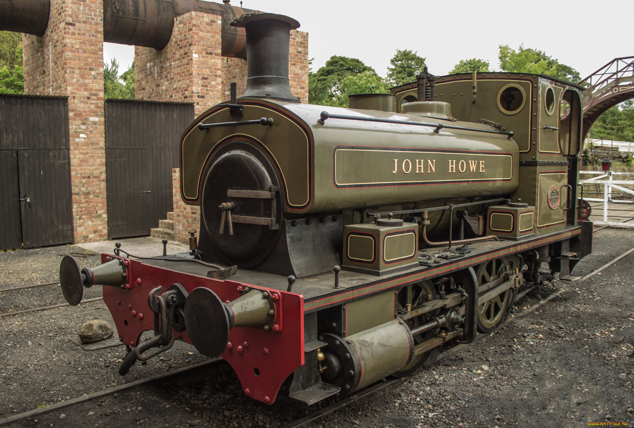 техника, паровозы, железная, дорога, рельсы, паровоз